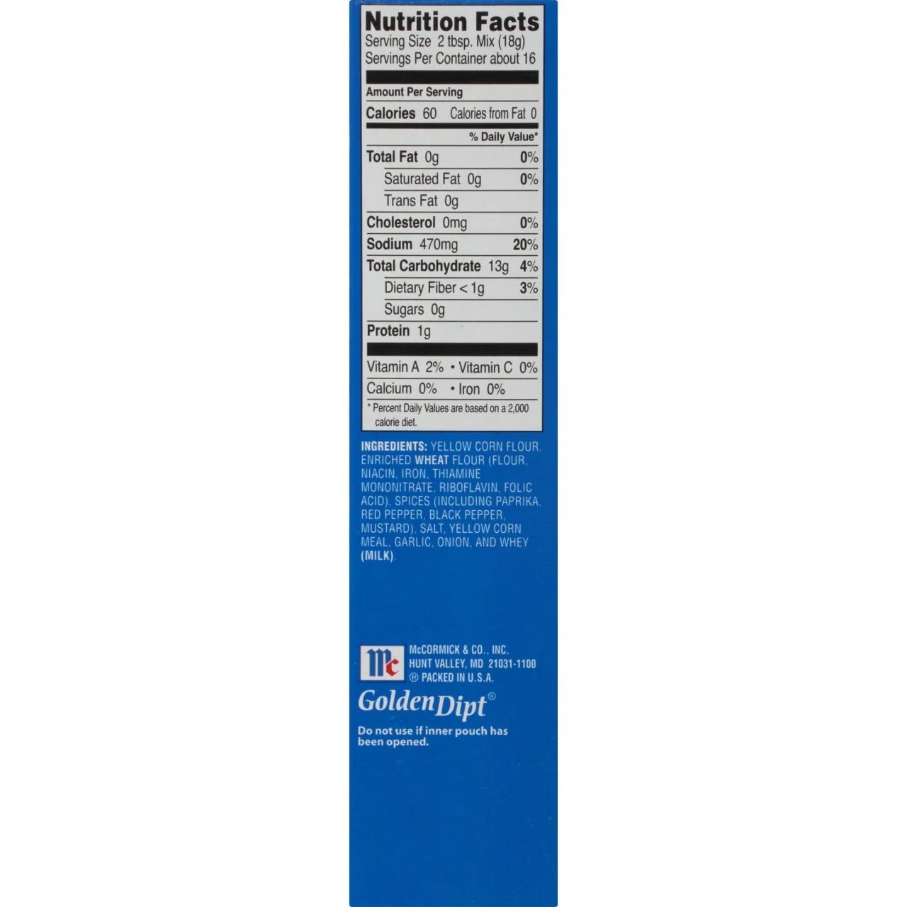McCormick® Golden Dipt® Cajun Style Seafood Fry Mix, 10 oz - Image 9