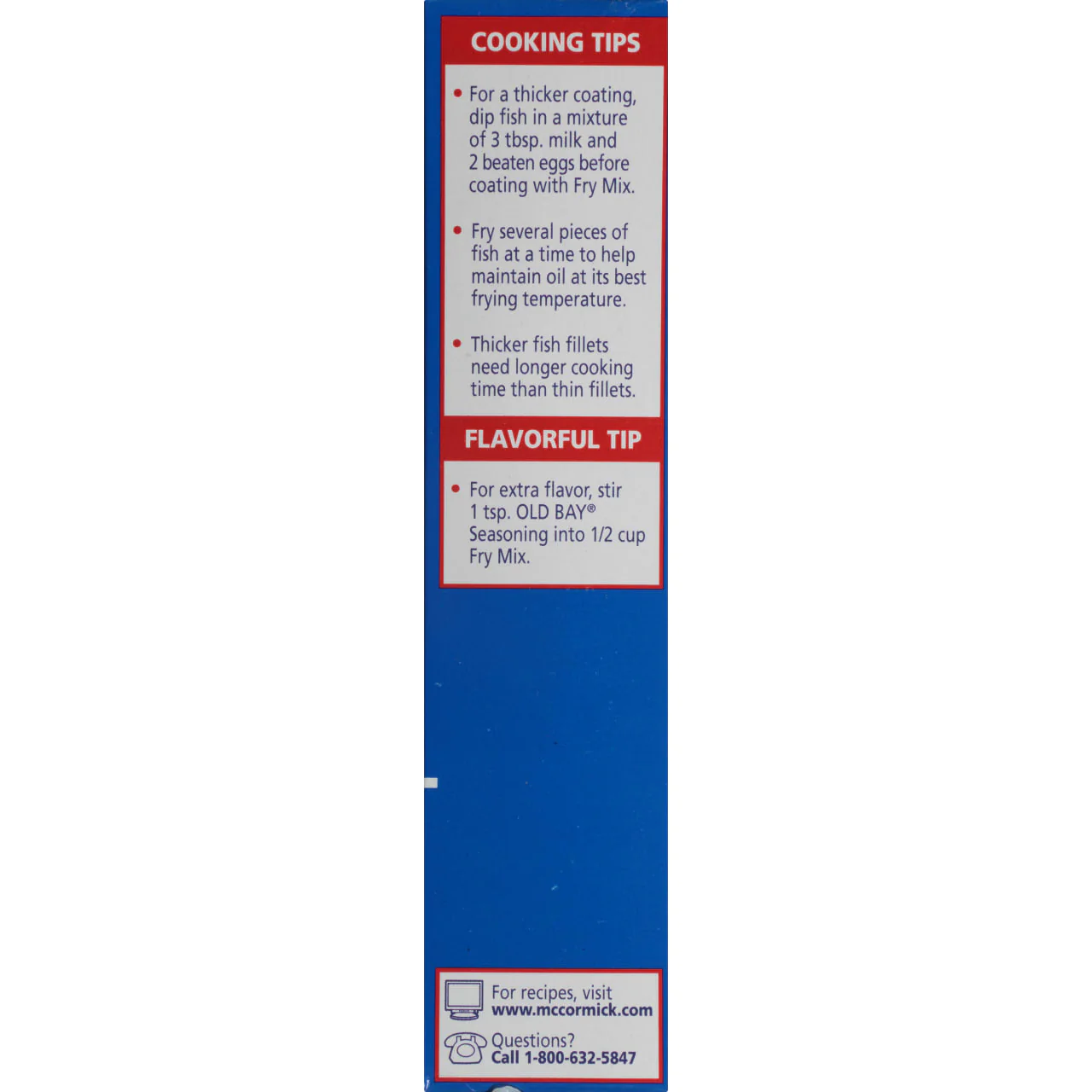 McCormick® Golden Dipt® Fish Fry Seafood Fry Mix, 10 oz - Image 10