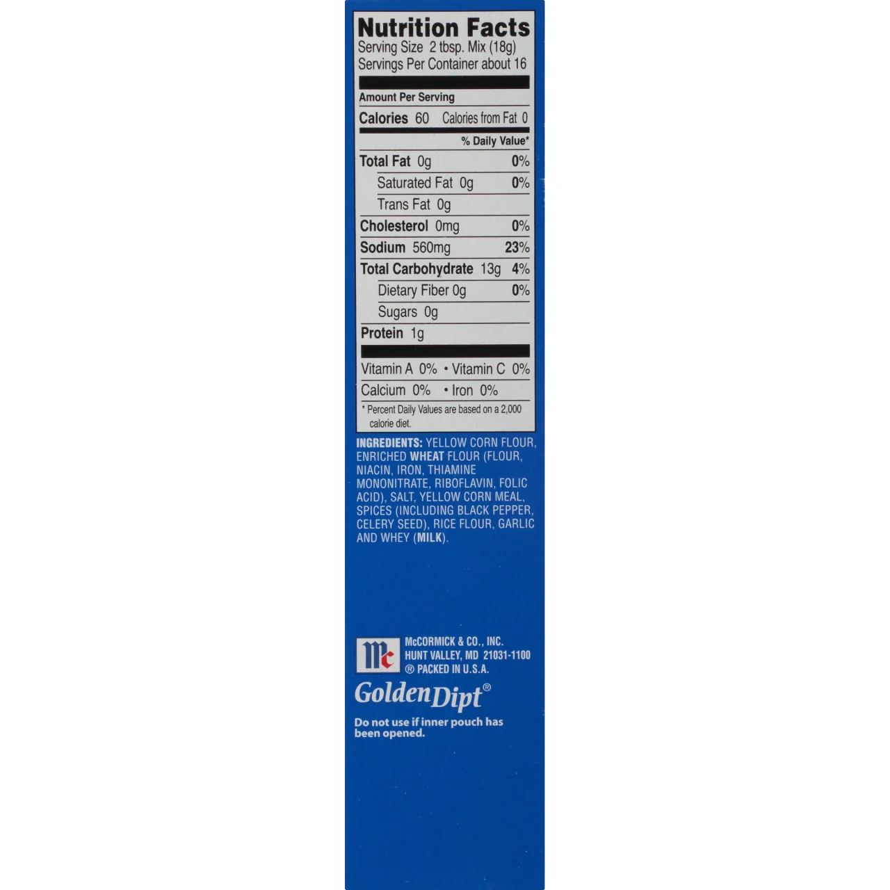 McCormick® Golden Dipt® Fish Fry Seafood Fry Mix, 10 oz - Image 9
