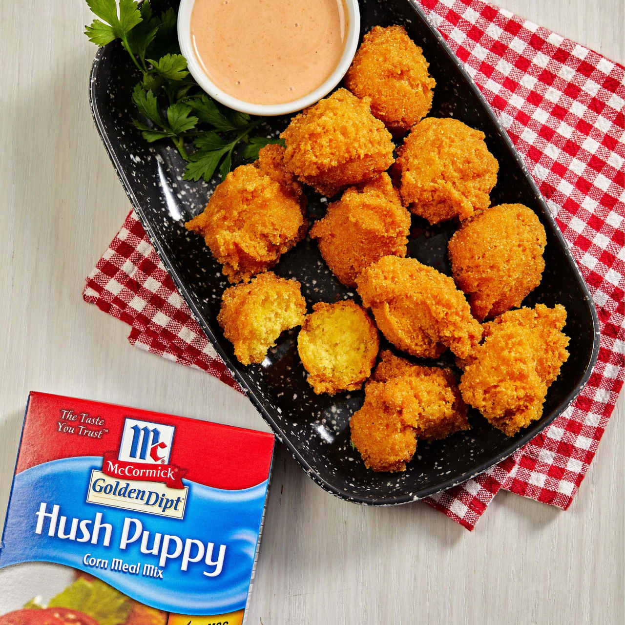 McCormick® Golden Dipt® Hush Puppy Corn Meal Fry Mix, 10 oz - Image 6