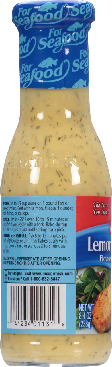 McCormick® Golden Dipt® Lemon Butter Dill Sauce, 8.4 oz - Image 10