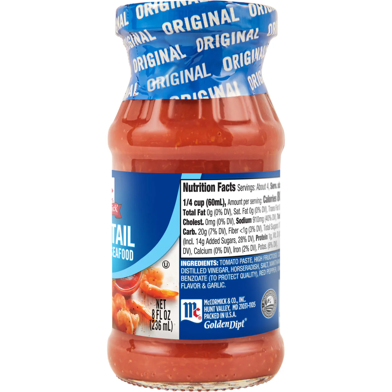 McCormick® Golden Dipt® Seafood Cocktail Sauce, 8 fl oz - Image 9