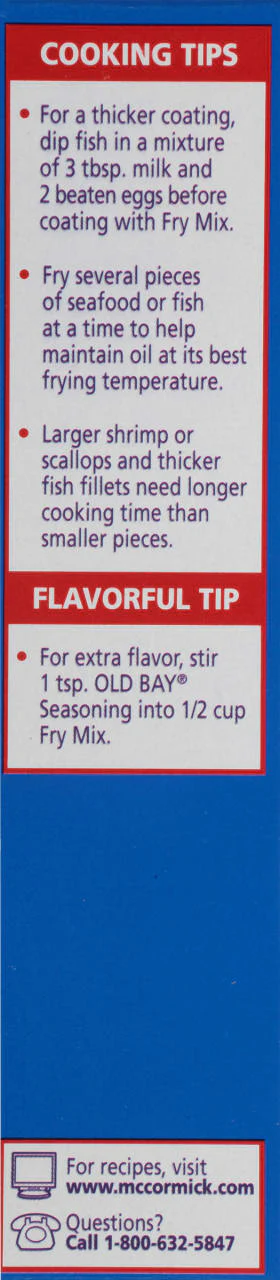 McCormick® Golden Dipt® Seafood Fry Mix, 10 oz - Image 10