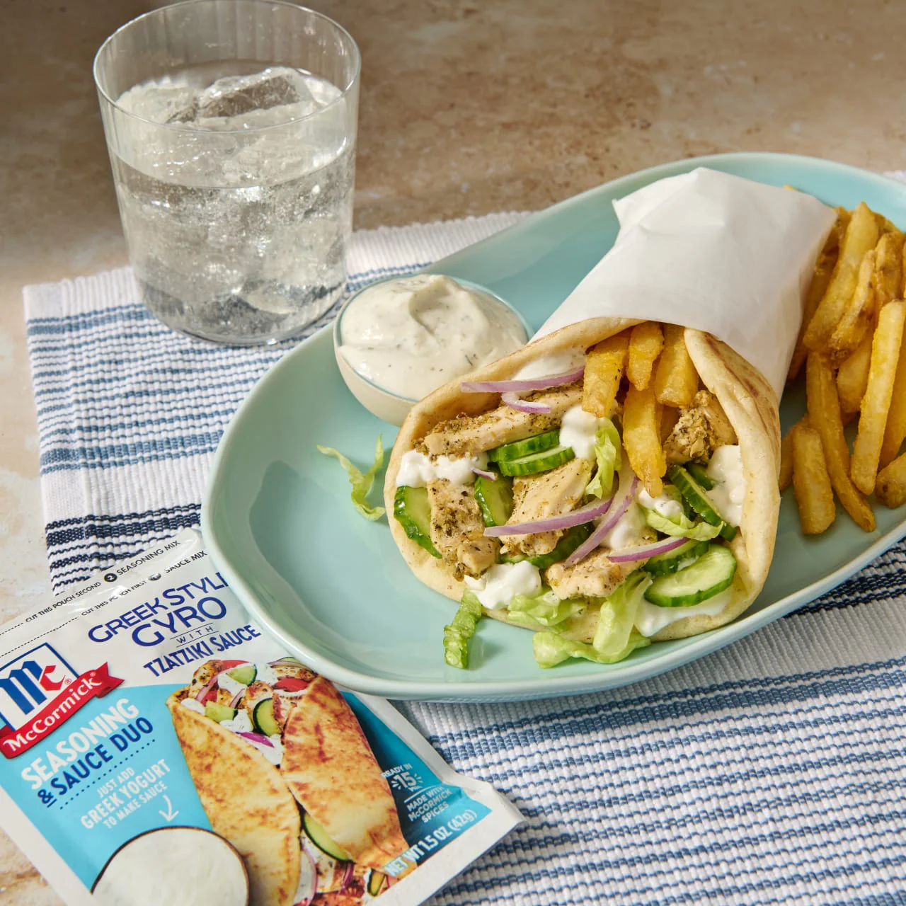 McCormick® Greek Style Gyro Seasoning & Sauce Duo, 1.5 oz (6-Pack) - Image 8