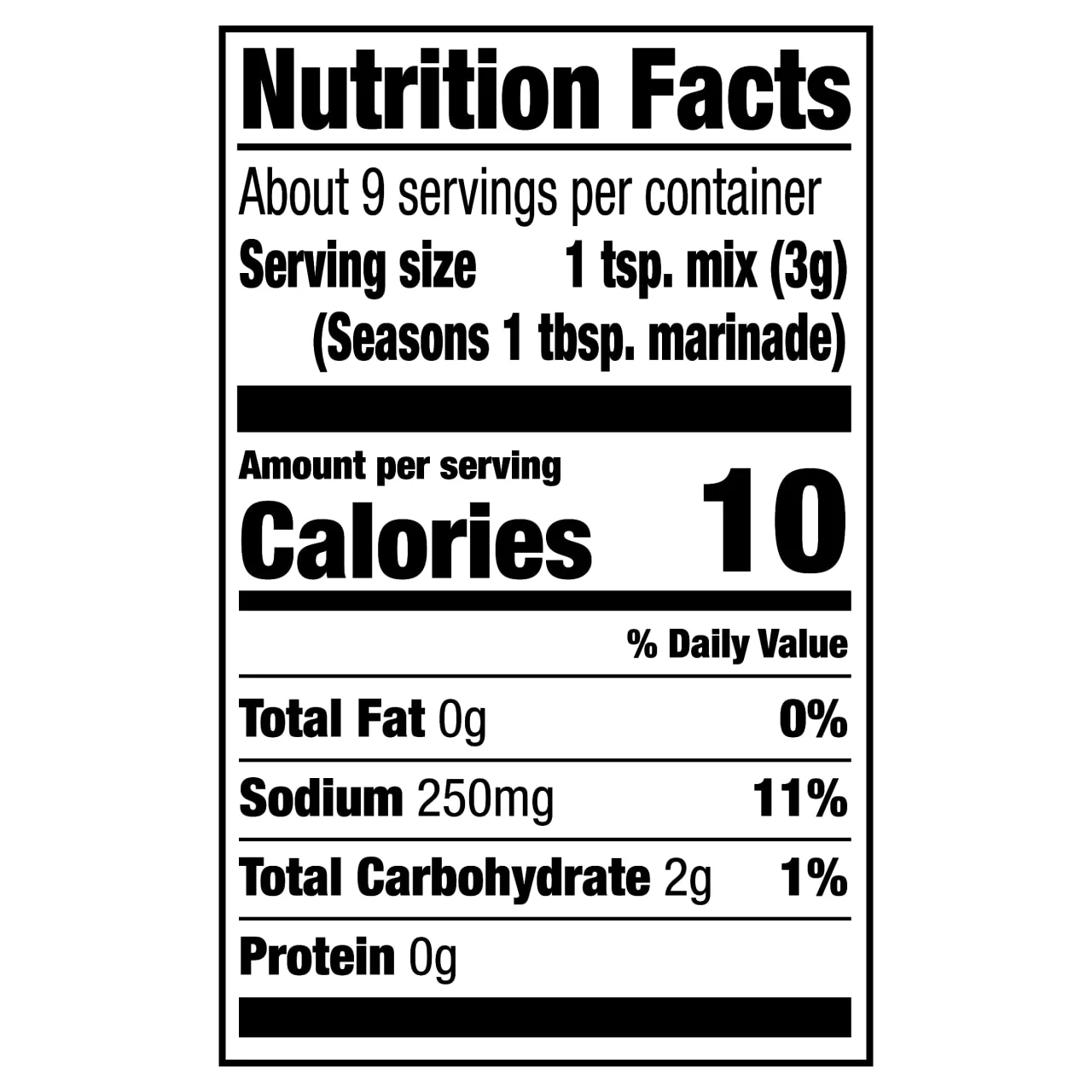 McCormick® Grill Mates® Baja Citrus Marinade Mix, 1 oz (6-Pack) - Image 9