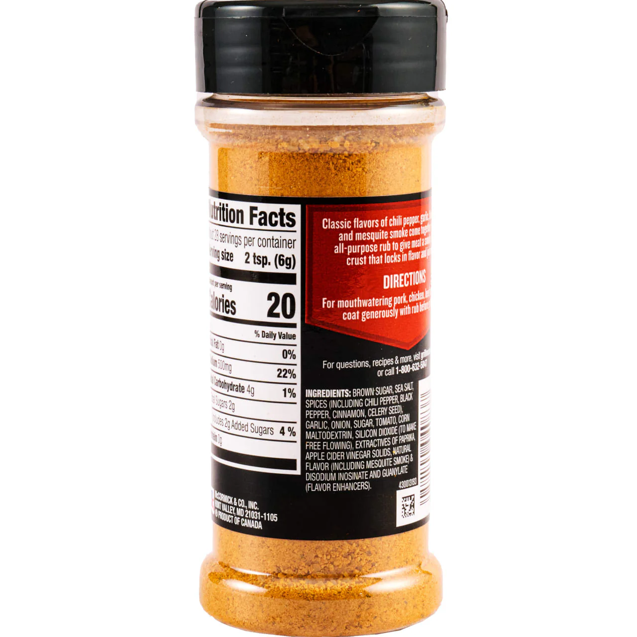 McCormick® Grill Mates® Barbecue Rub, 6 oz - Image 20