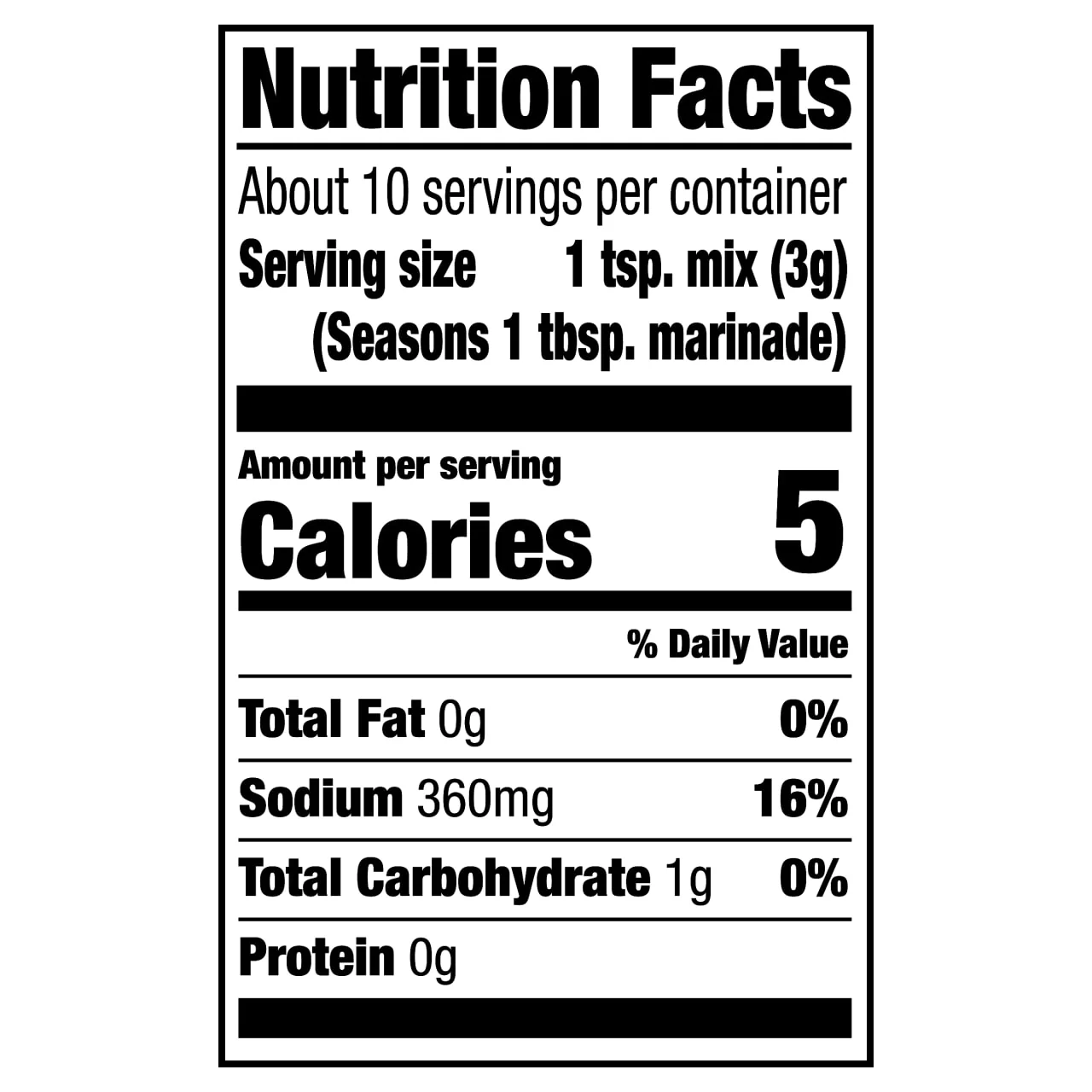 McCormick® Grill Mates® Brazilian Steakhouse Marinade, 1.06 oz (6-Pack) - Image 10
