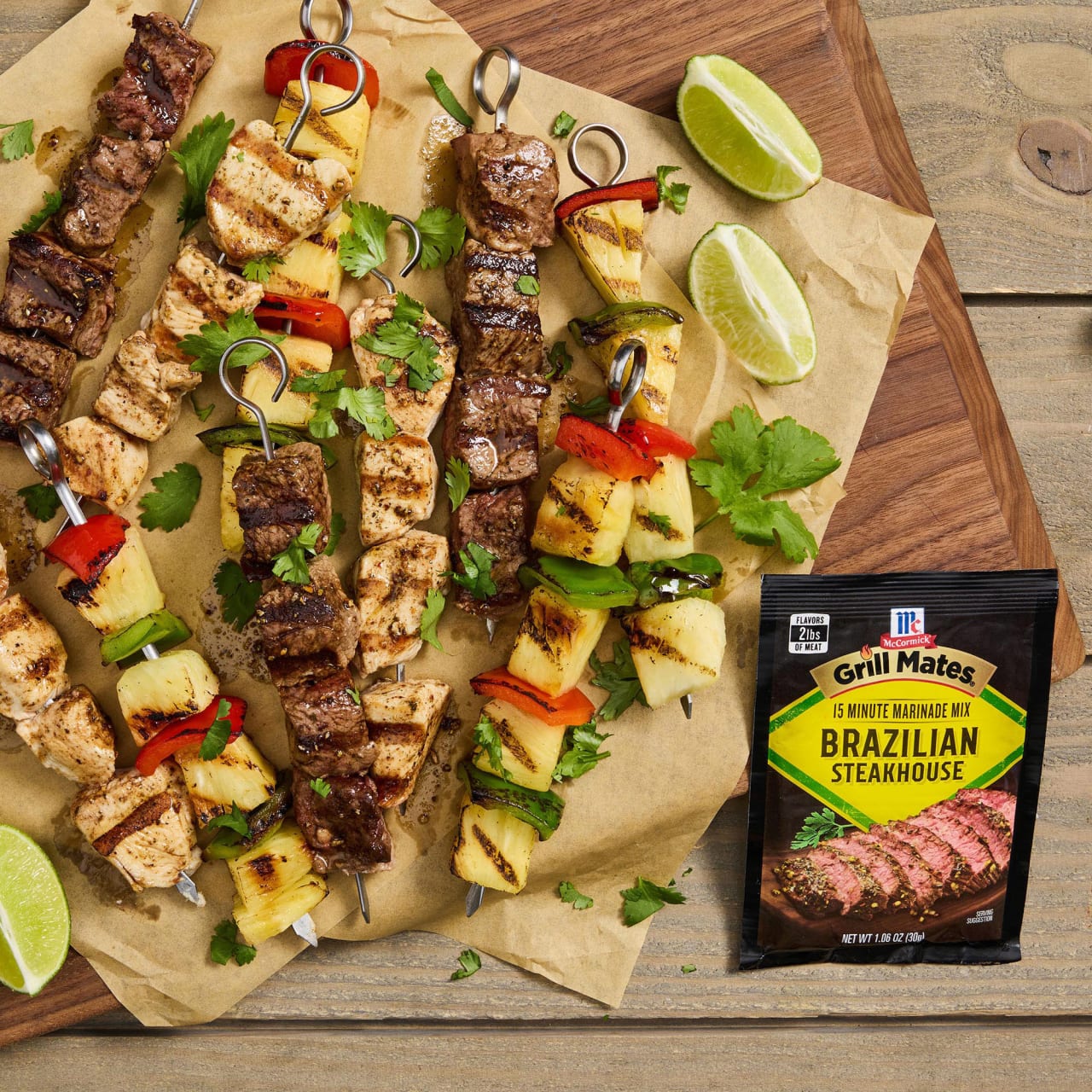 McCormick® Grill Mates® Brazilian Steakhouse Marinade, 1.06 oz (6-Pack) - Image 12