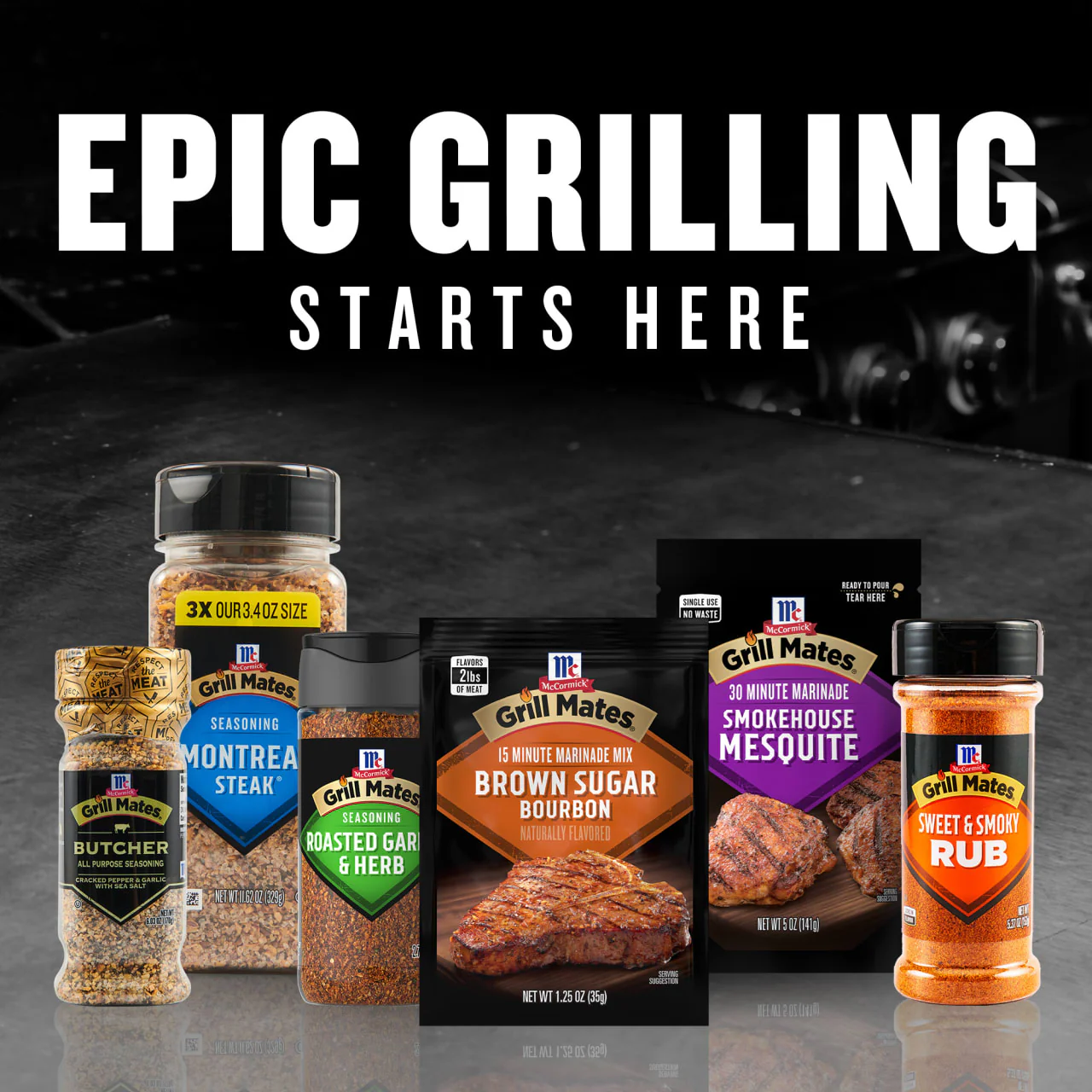 McCormick® Grill Mates® Brown Sugar Bourbon Marinade, 1.25 oz (6-Pack) - Image 18