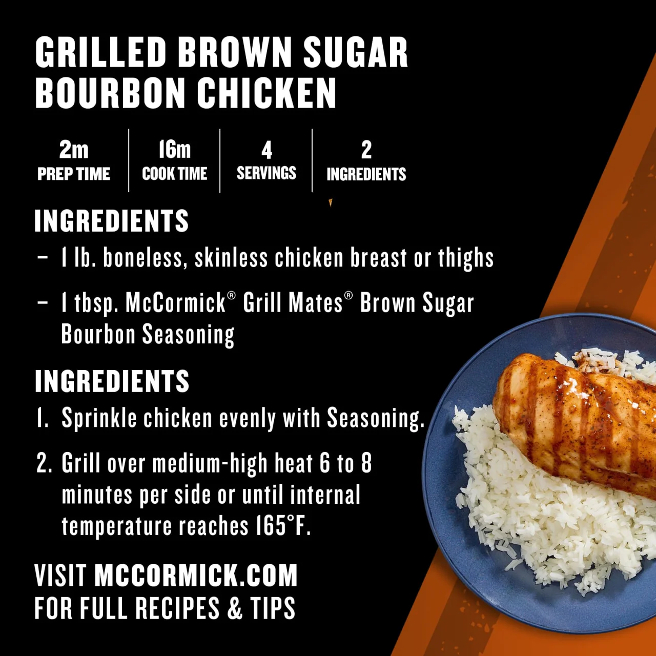 McCormick® Grill Mates® Brown Sugar Bourbon Marinade, 1.25 oz (6-Pack) - Image 6