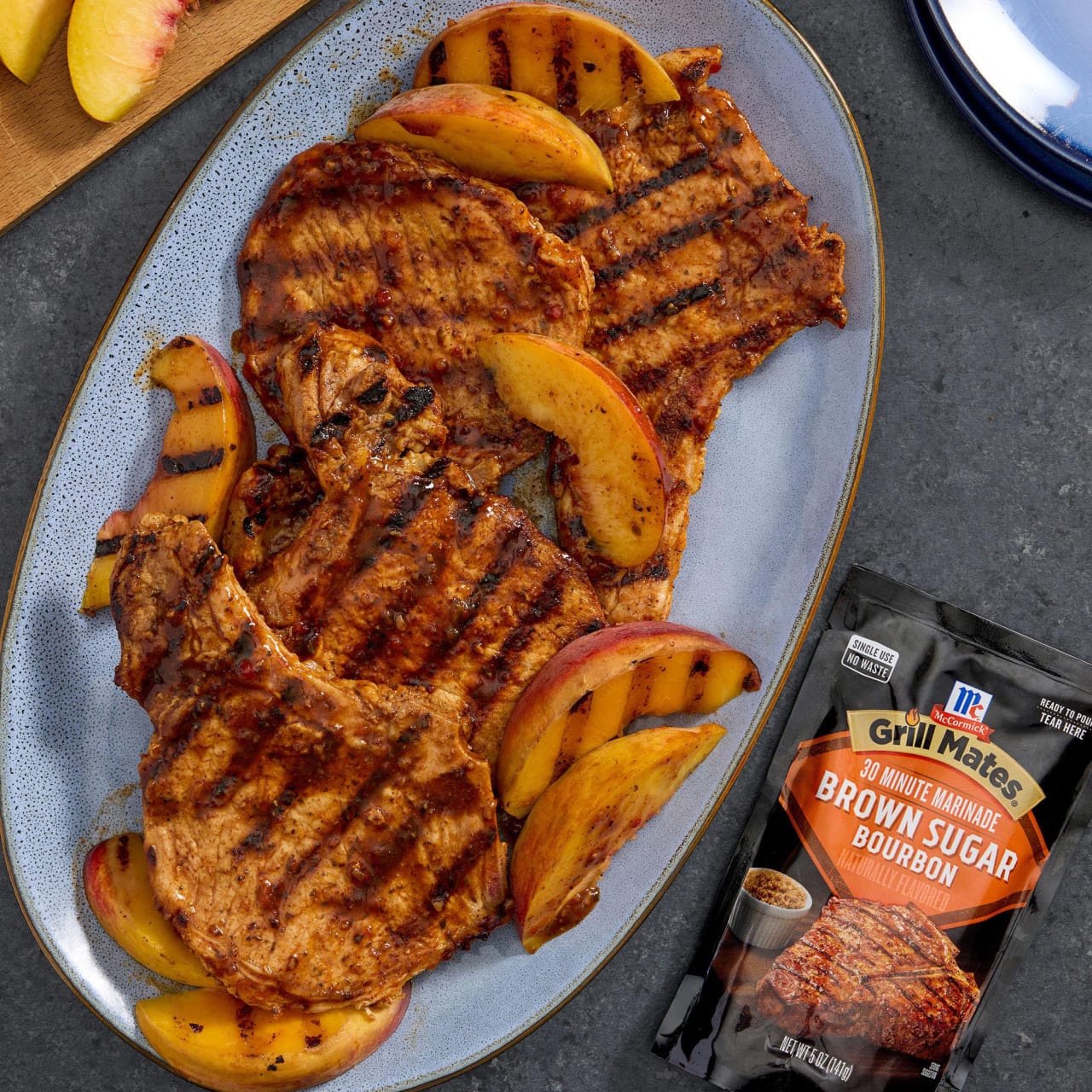 McCormick® Grill Mates® Brown Sugar Bourbon Single Use Marinade, 5 oz (6-Pack) - Image 15