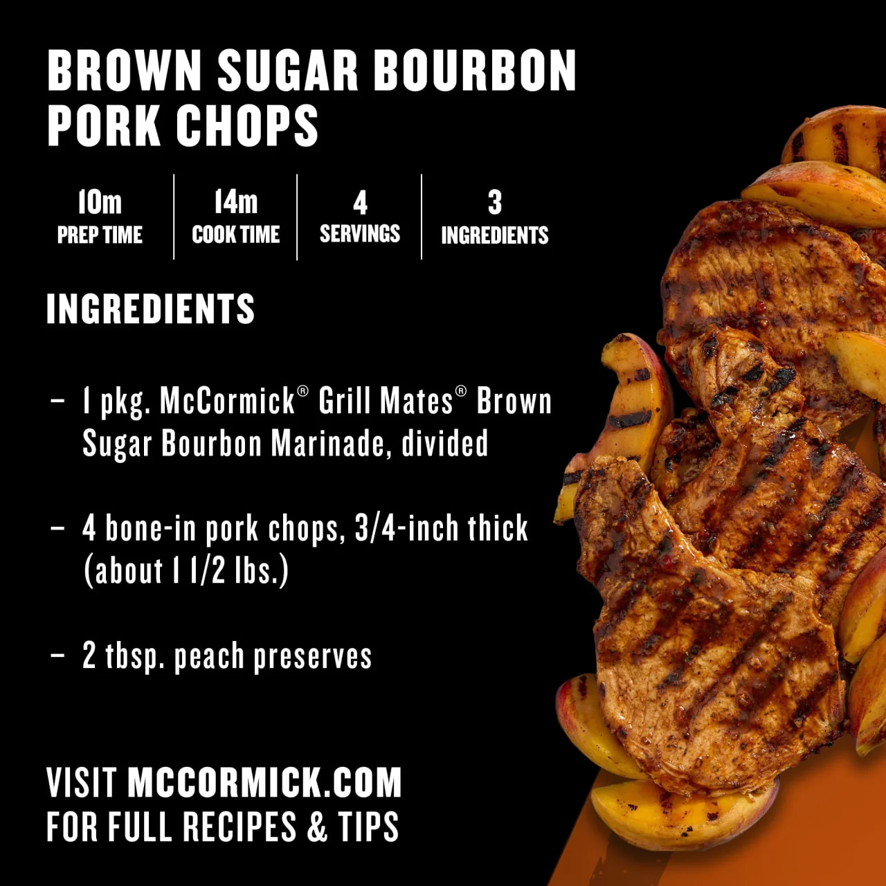 McCormick® Grill Mates® Brown Sugar Bourbon Single Use Marinade, 5 oz (6-Pack) - Image 6