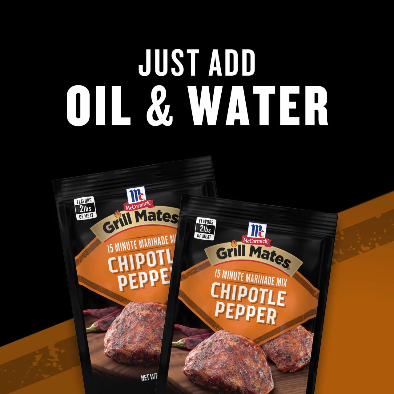 McCormick® Grill Mates® Chipotle Pepper Marinade Seasoning Mix, 1.13 oz (6-Pack) - Image 12