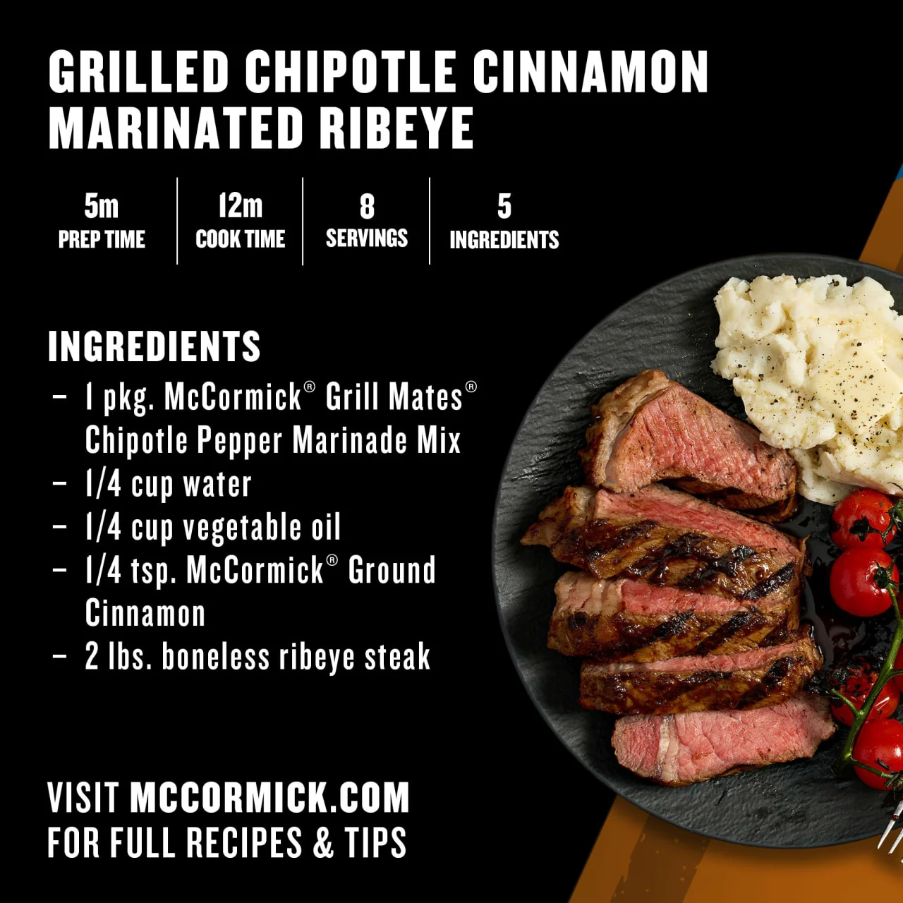 McCormick® Grill Mates® Chipotle Pepper Marinade Seasoning Mix, 1.13 oz (6-Pack) - Image 5