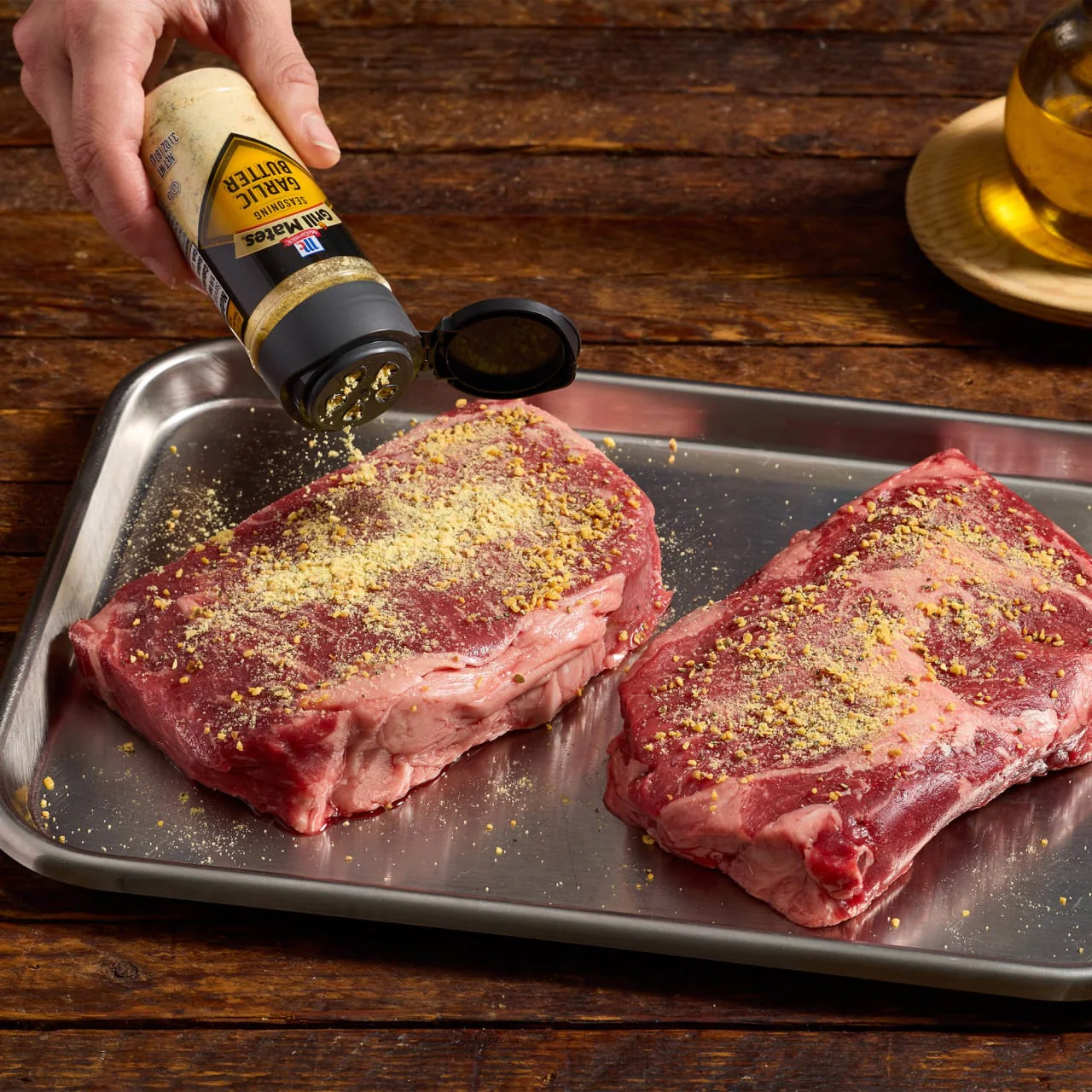 McCormick® Grill Mates® Garlic Butter Seasoning, 3.1 oz - Image 6