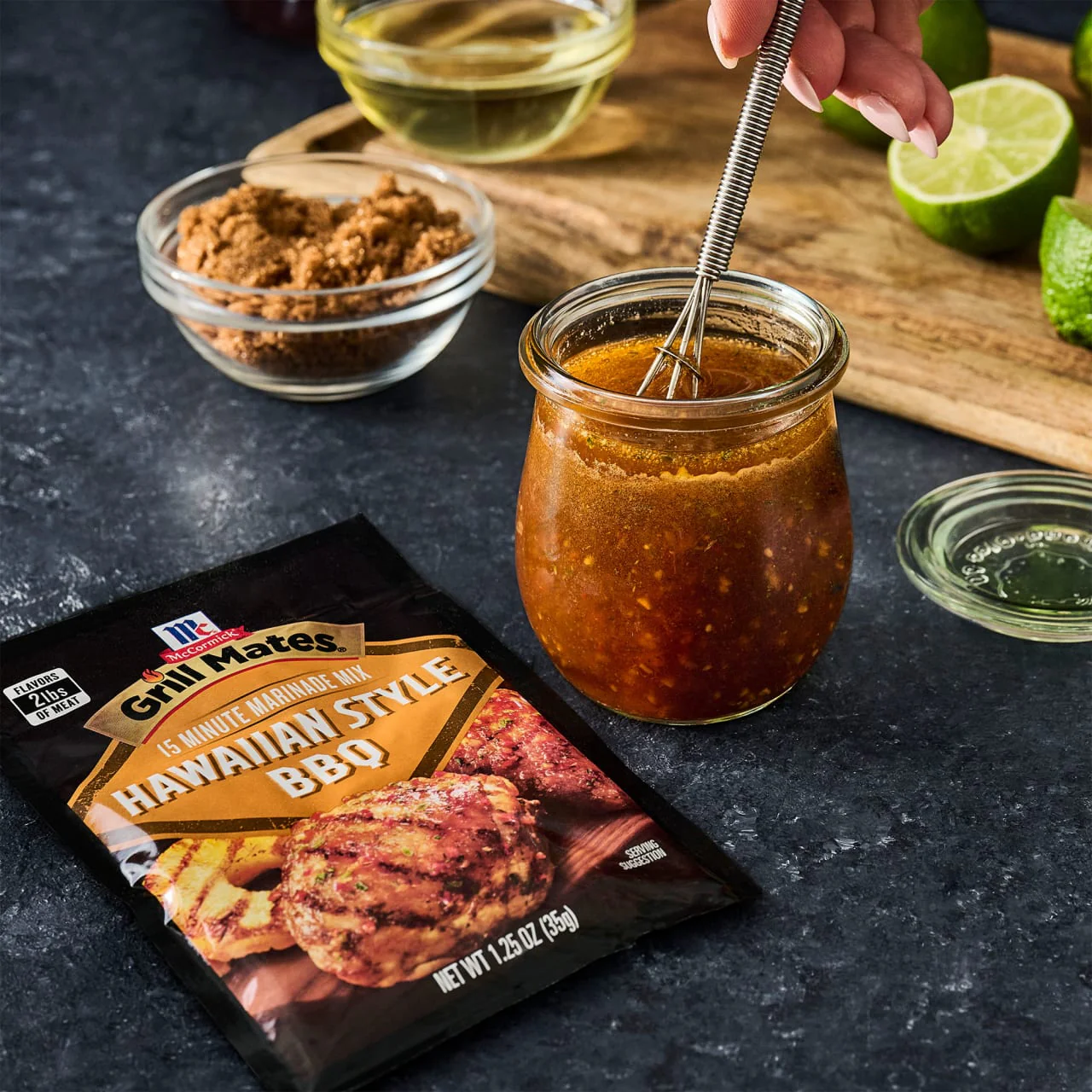 McCormick® Grill Mates® Hawaiian Style BBQ Marinade Mix, 1.25 oz (6-Pack) - Image 5