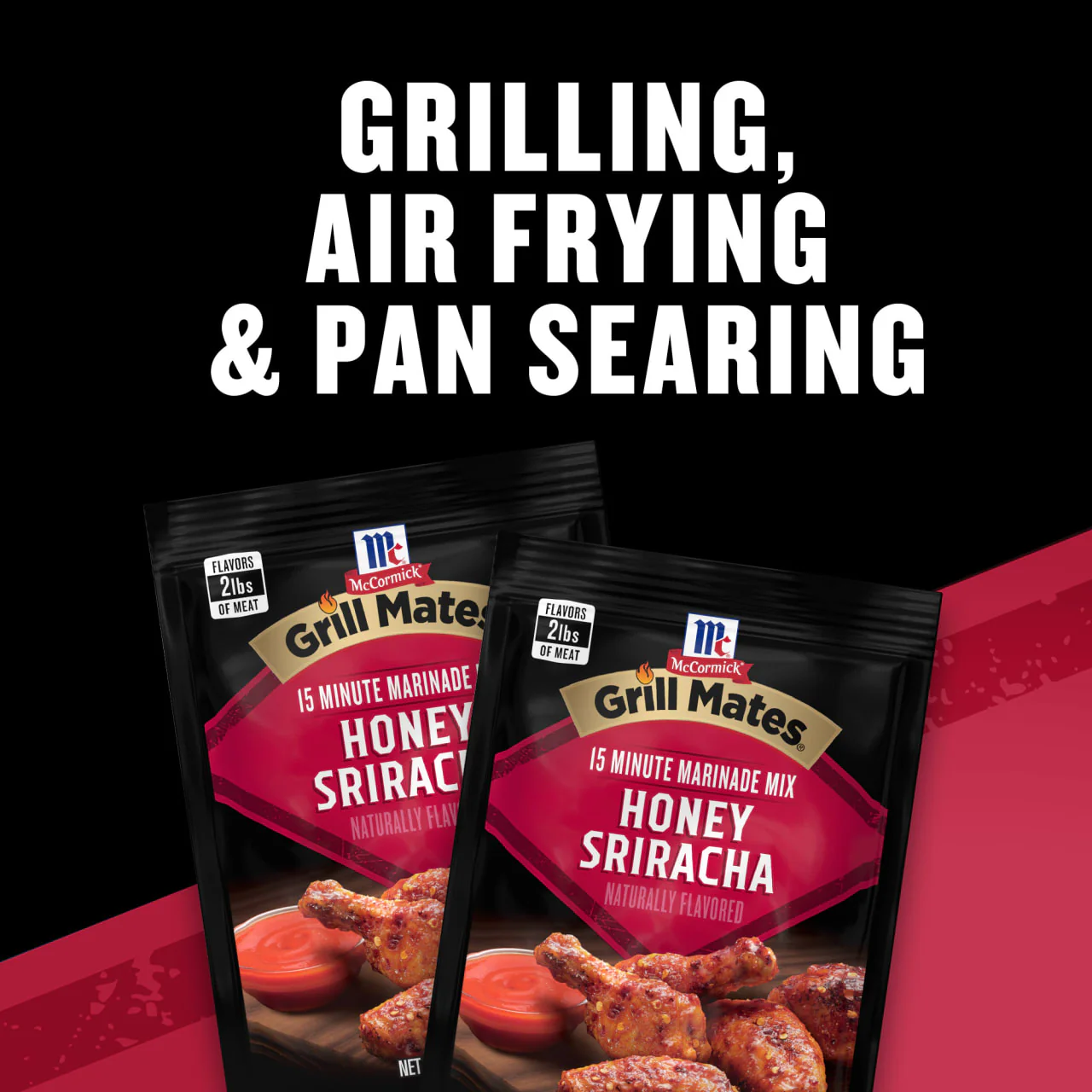 McCormick® Grill Mates® Honey Sriracha Marinade Mix, 1 oz (6-Pack) - Image 13