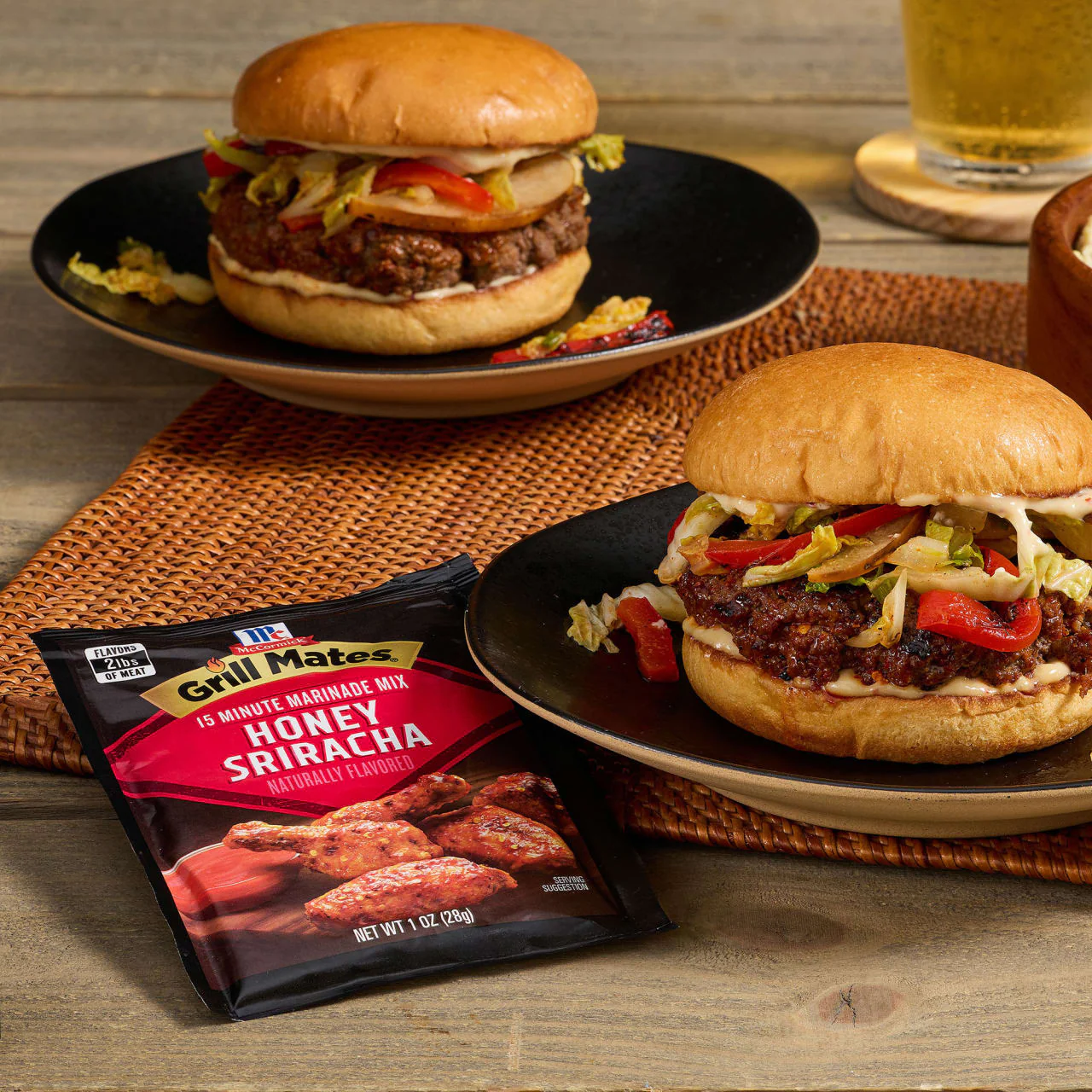 McCormick® Grill Mates® Honey Sriracha Marinade Mix, 1 oz (6-Pack) - Image 2