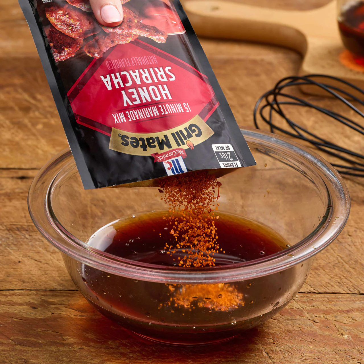 McCormick® Grill Mates® Honey Sriracha Marinade Mix, 1 oz (6-Pack) - Image 5