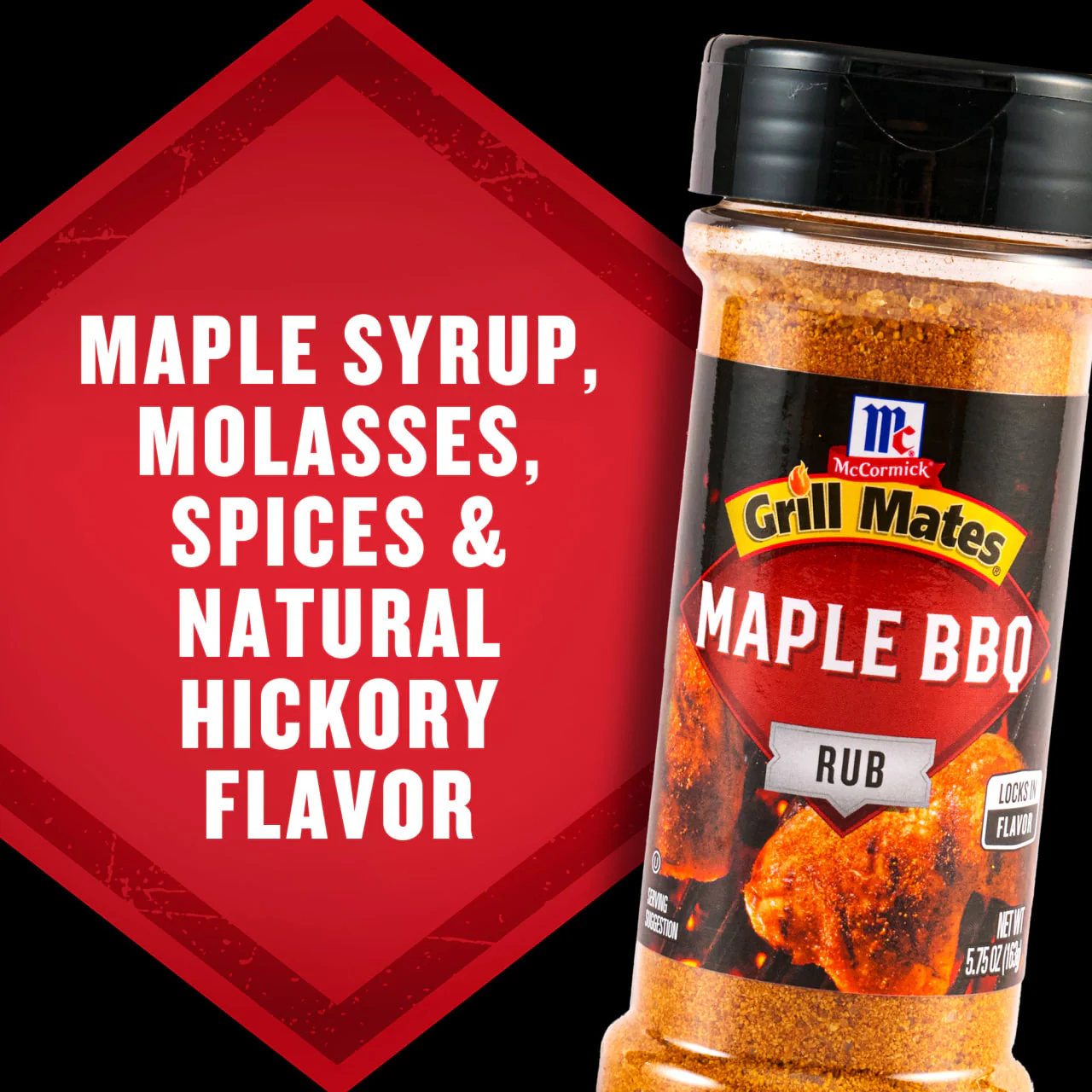 McCormick® Grill Mates® Maple BBQ Rub, 5.75 oz - Image 3