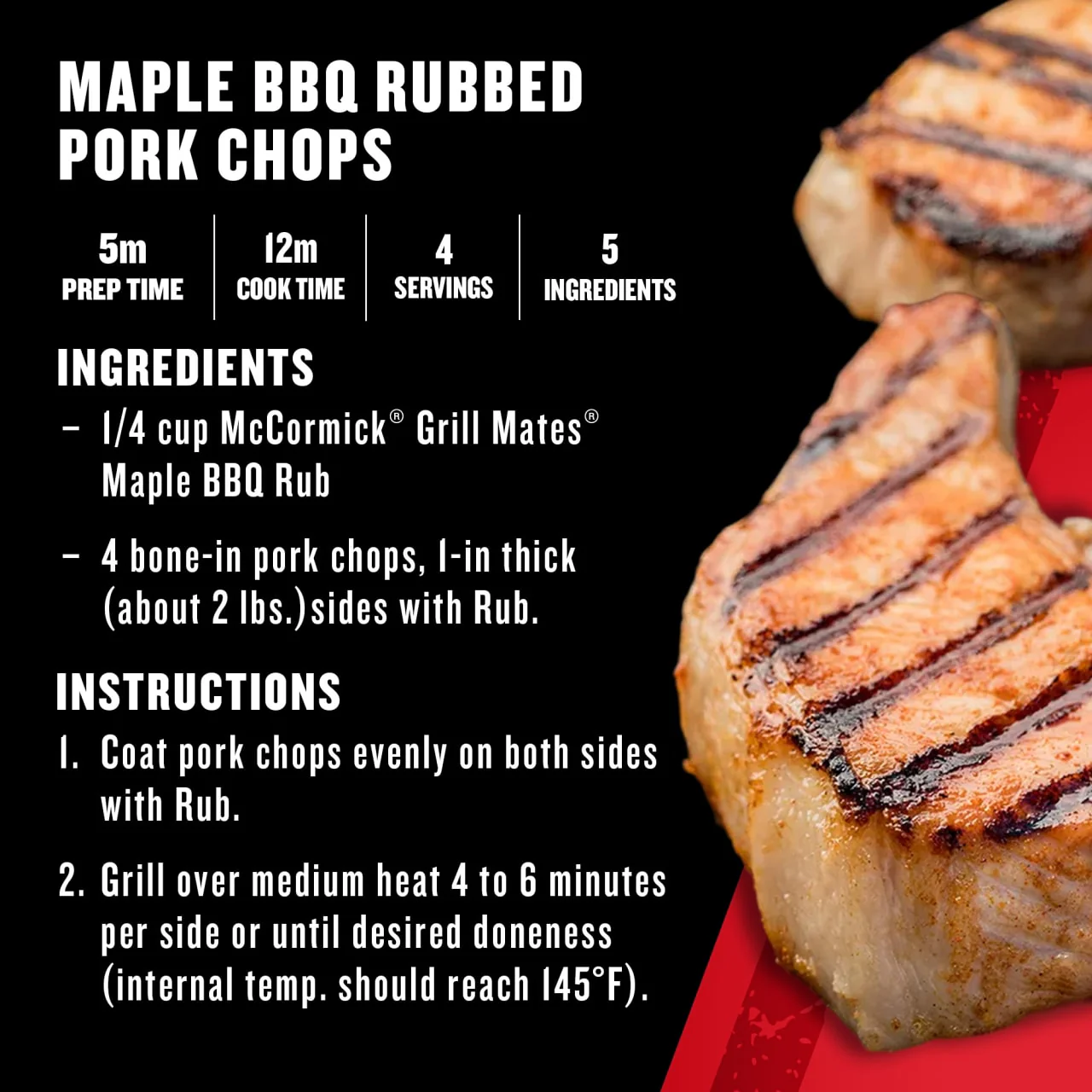 McCormick® Grill Mates® Maple BBQ Rub, 5.75 oz - Image 6