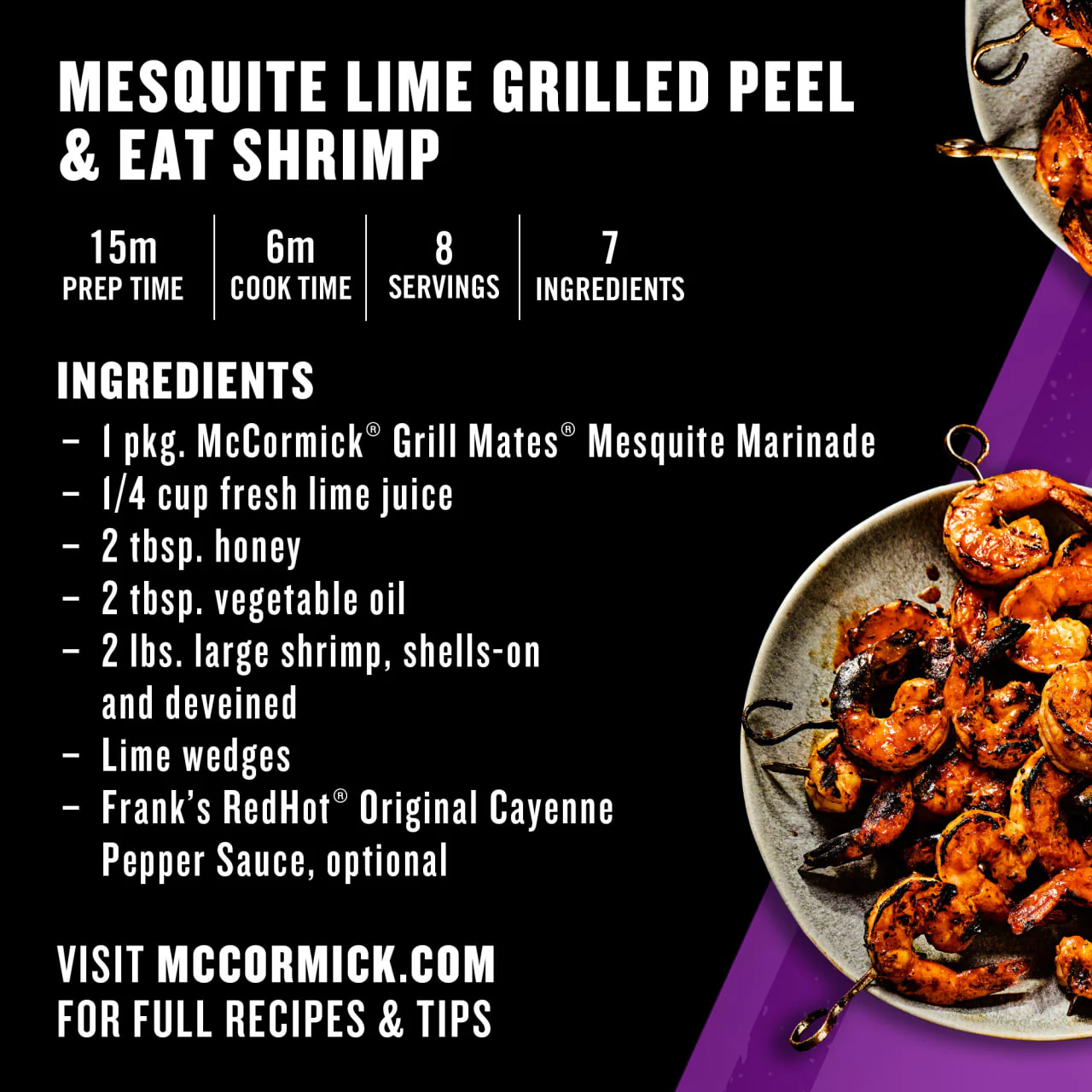 McCormick® Grill Mates® Mesquite Marinade, 1.06 oz (6-Pack) - Image 6
