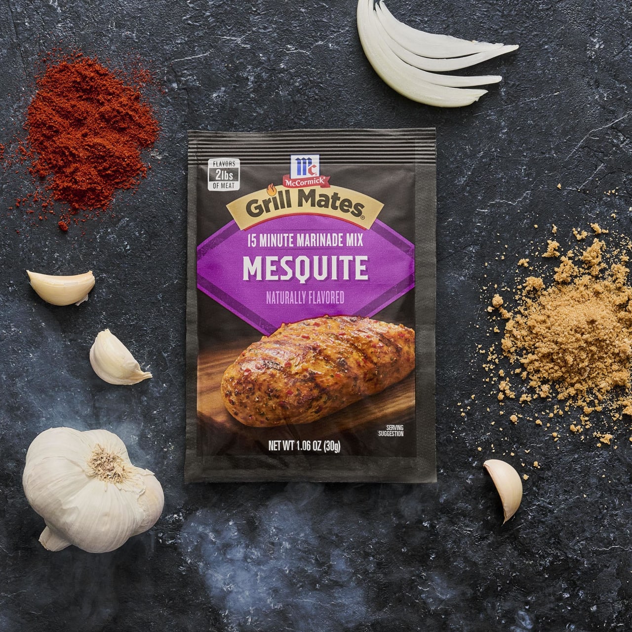 McCormick® Grill Mates® Mesquite Marinade, 1.06 oz (6-Pack) - Image 7