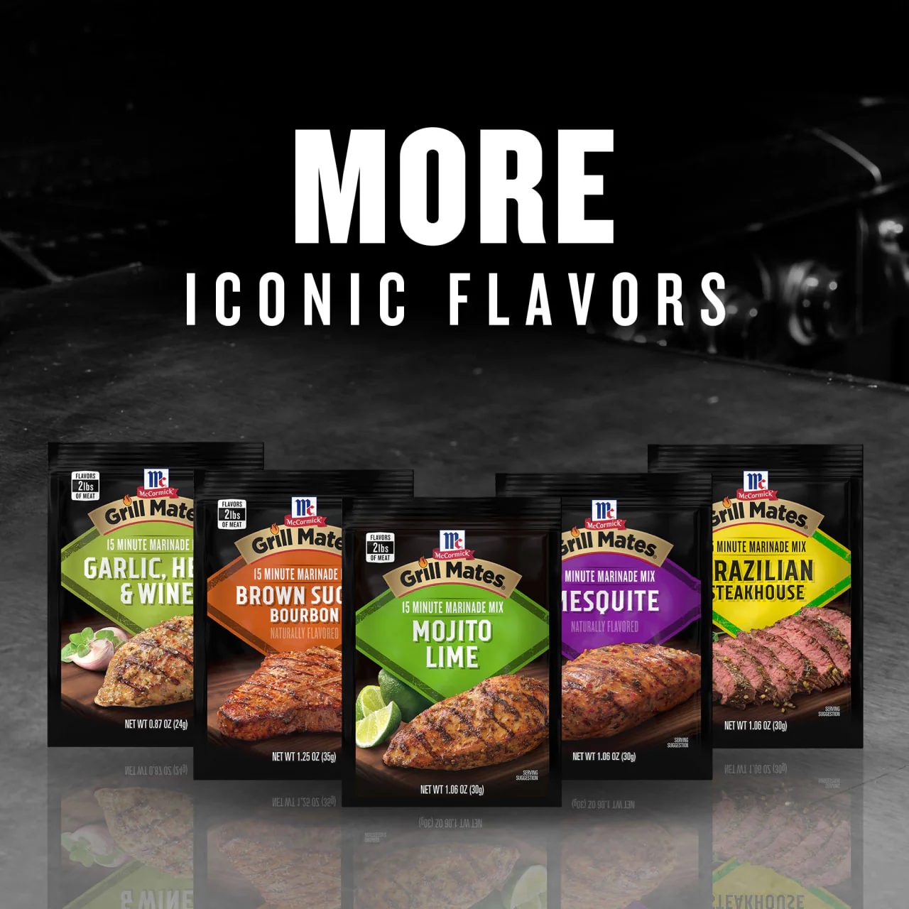 McCormick® Grill Mates® Mojito Lime Marinade Mix, 1.06 oz (6-Pack) - Image 10