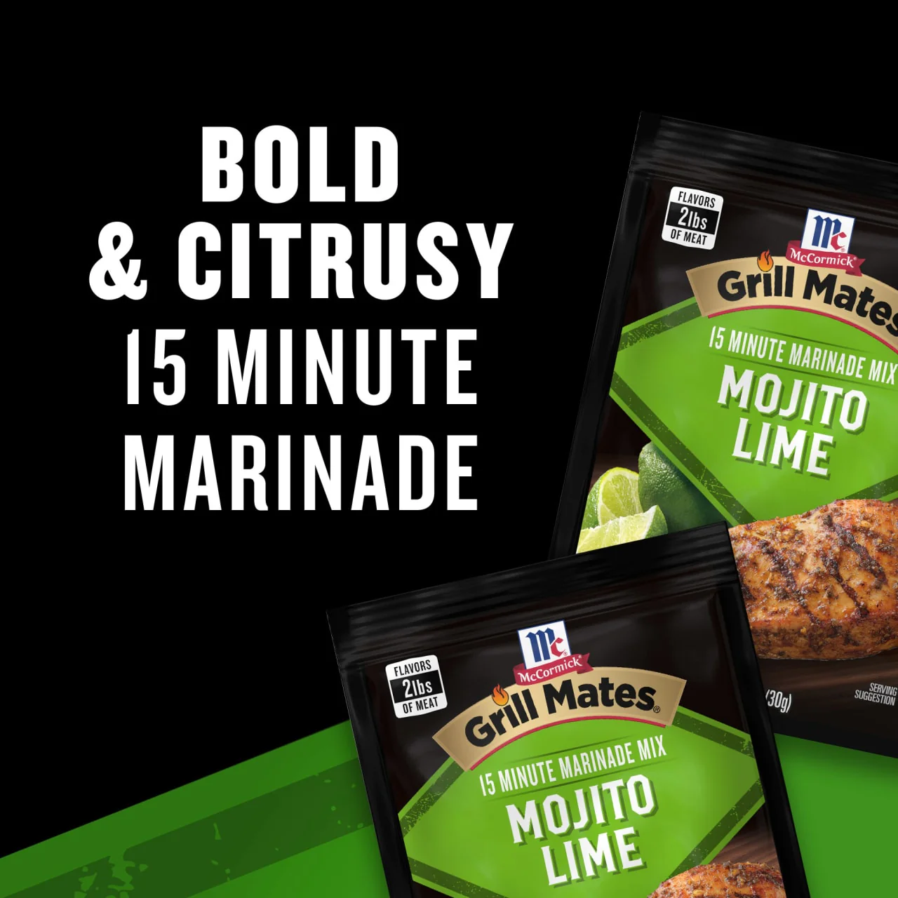 McCormick® Grill Mates® Mojito Lime Marinade Mix, 1.06 oz (6-Pack) - Image 12