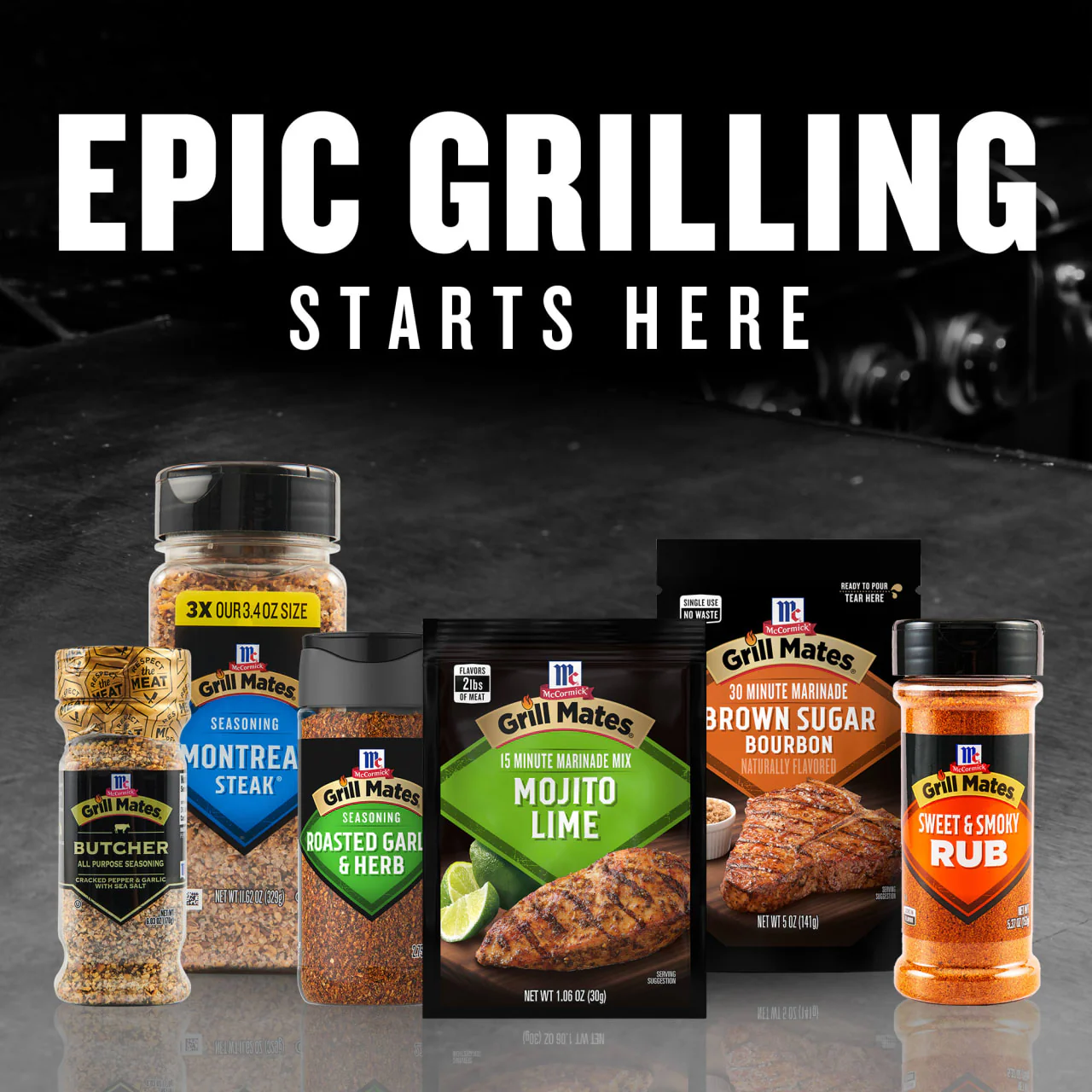 McCormick® Grill Mates® Mojito Lime Marinade Mix, 1.06 oz (6-Pack) - Image 17