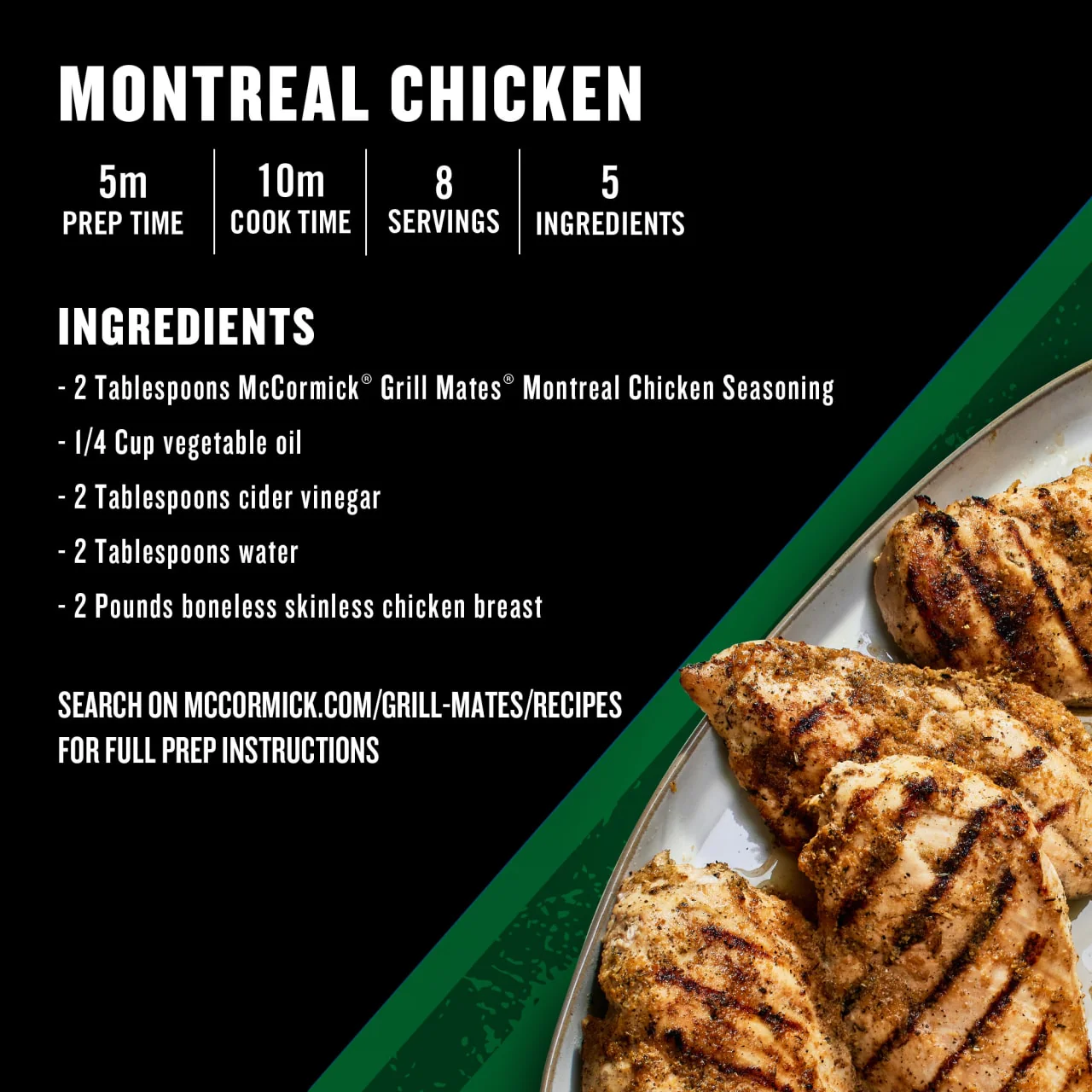McCormick® Grill Mates® Montreal Chicken Seasoning, 2.75 oz - Image 7