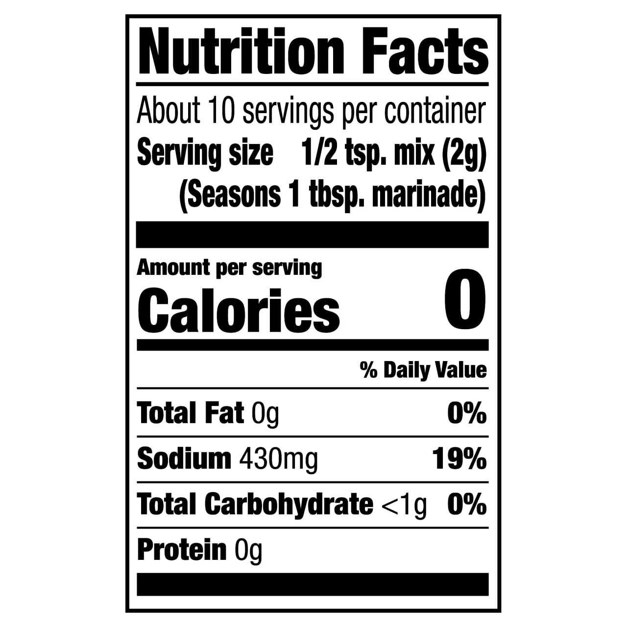 McCormick® Grill Mates® Montreal Steak Marinade Seasoning Mix, 0.71 oz (6-Pack) - Image 10
