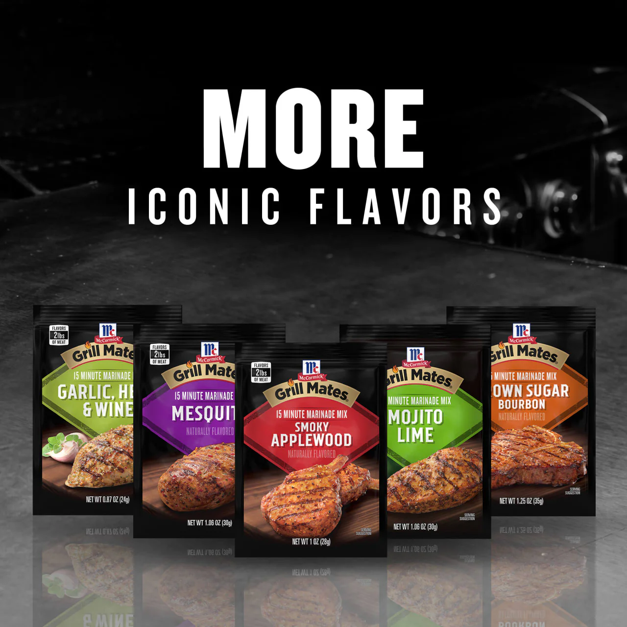 McCormick® Grill Mates® Smoky Applewood Marinade, 1 oz (6-Pack) - Image 10