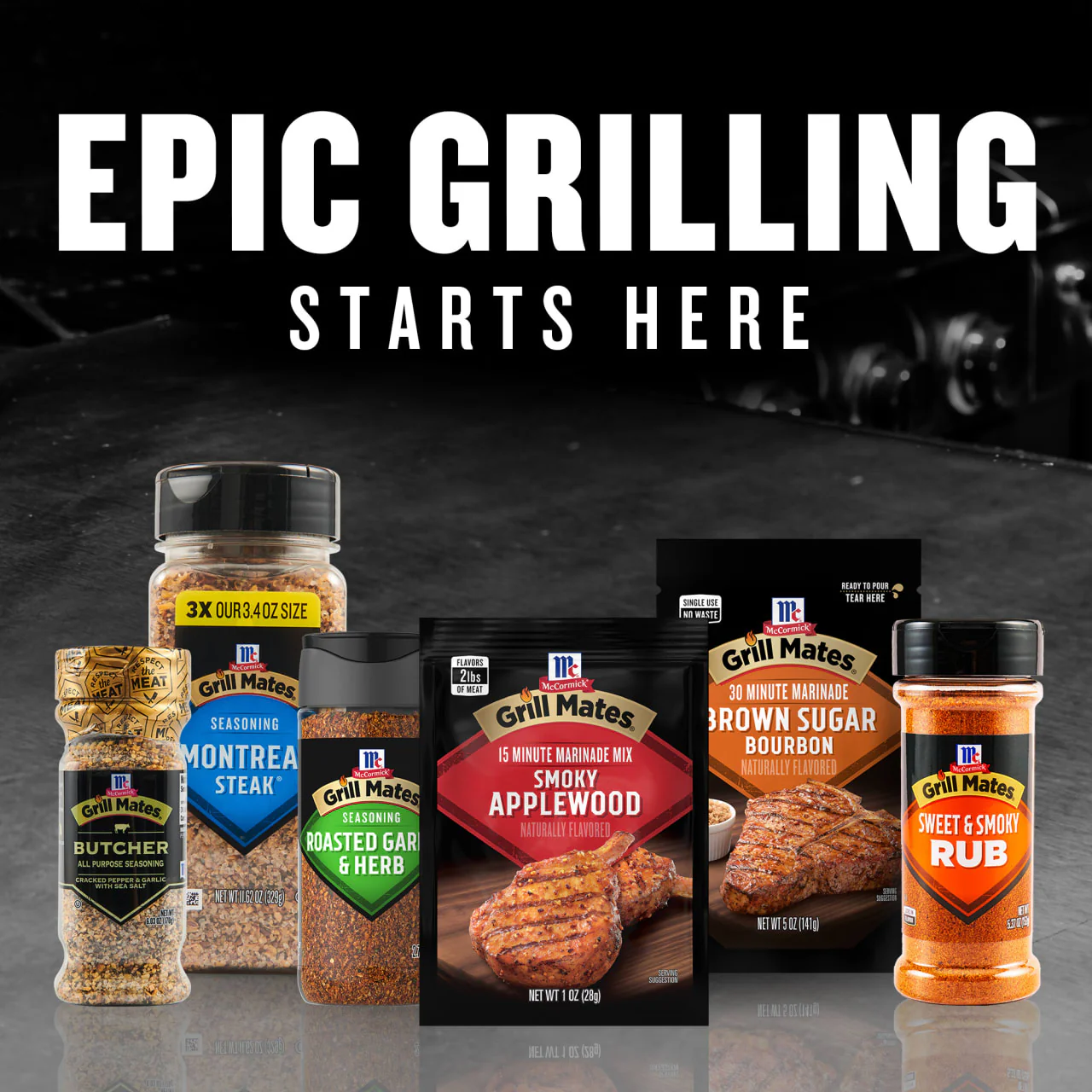 McCormick® Grill Mates® Smoky Applewood Marinade, 1 oz (6-Pack) - Image 17