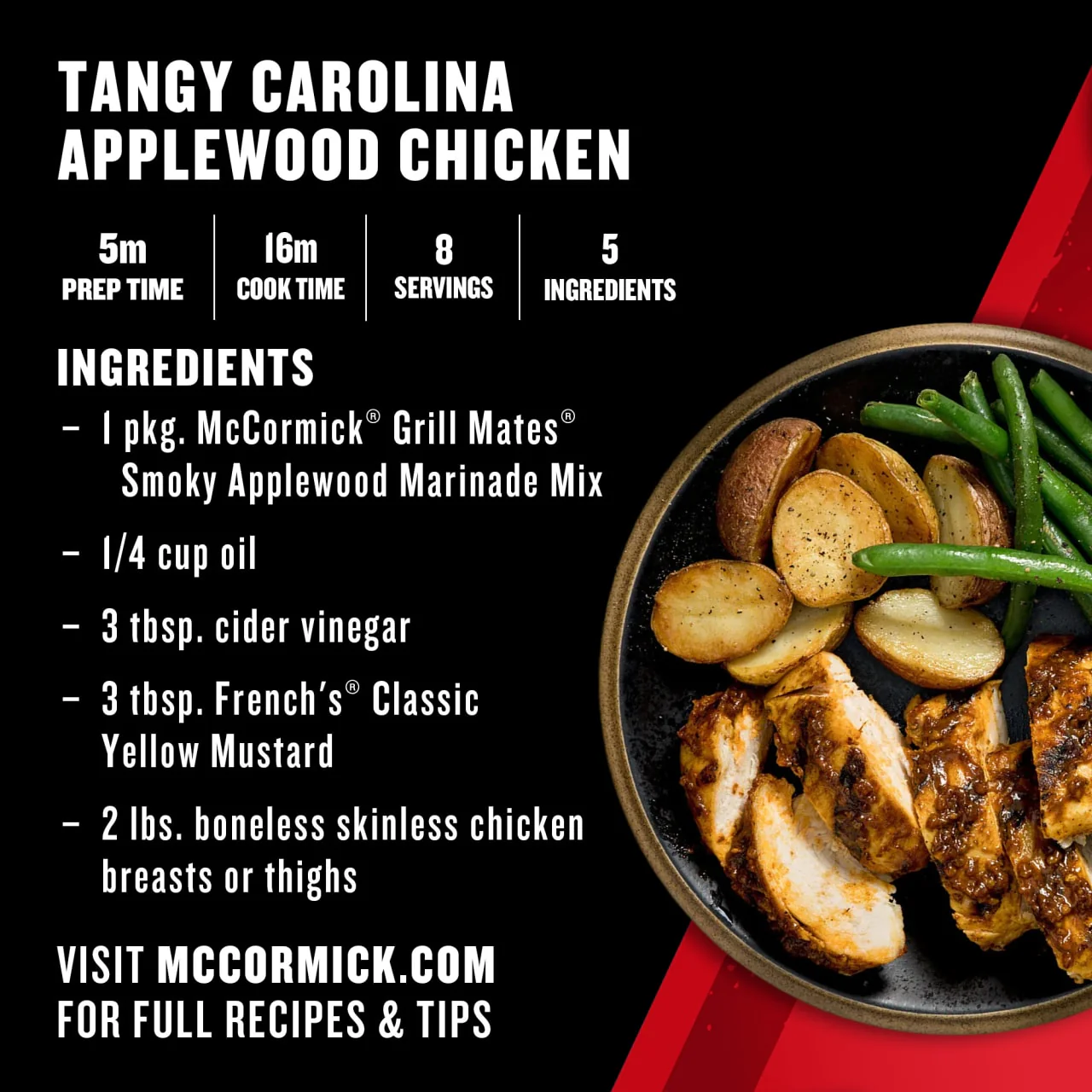 McCormick® Grill Mates® Smoky Applewood Marinade, 1 oz (6-Pack) - Image 6