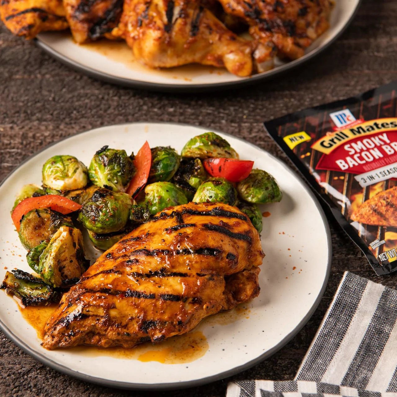 McCormick® Grill Mates® Smoky Bacon BBQ Marinade Mix, 1 oz (6-Pack) - Image 2