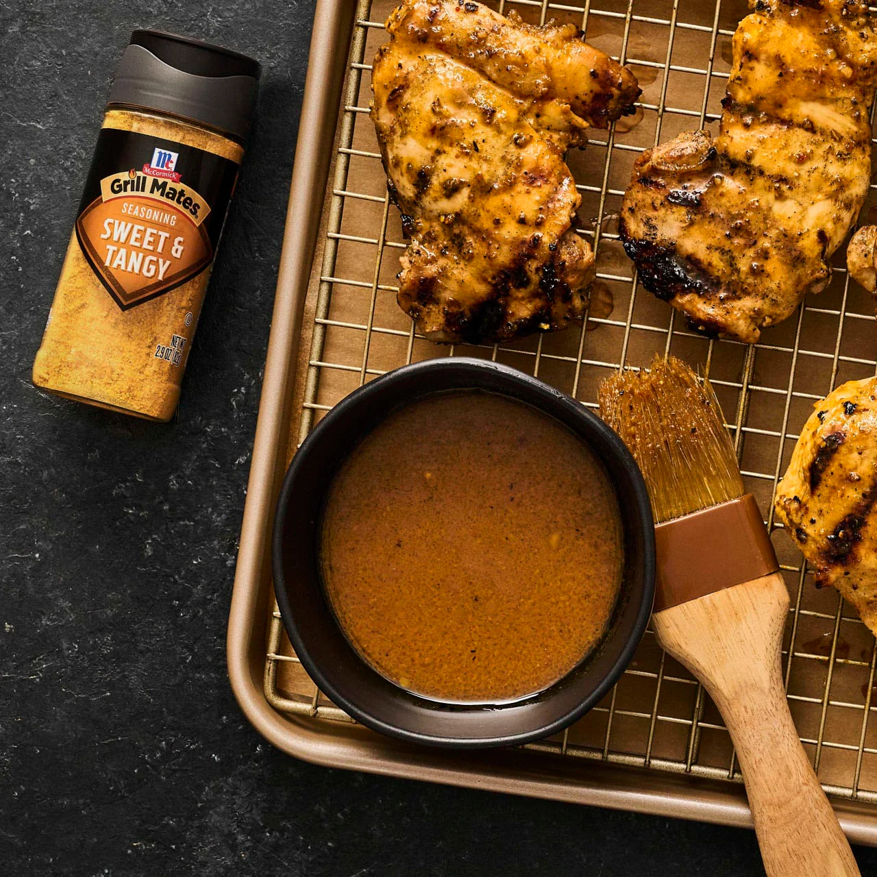 McCormick® Grill Mates® Sweet & Tangy Seasoning, 2.9 oz - Image 2