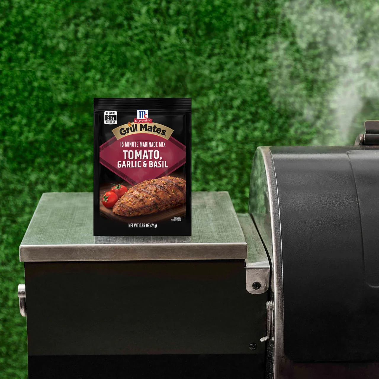 McCormick® Grill Mates® Tomato, Garlic & Basil Marinade Mix, 0.87 oz (6-Pack) - Image 16