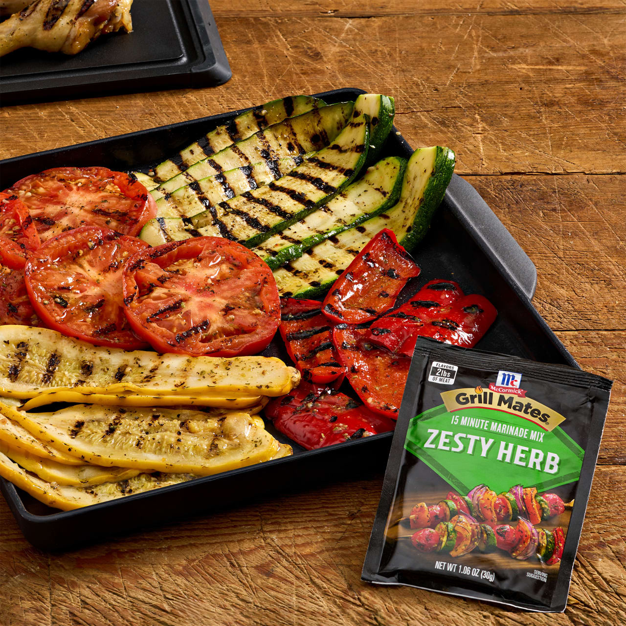 McCormick® Grill Mates® Zesty Herb Marinade Seasoning Mix, 1.06 oz (6-Pack) - Image 11