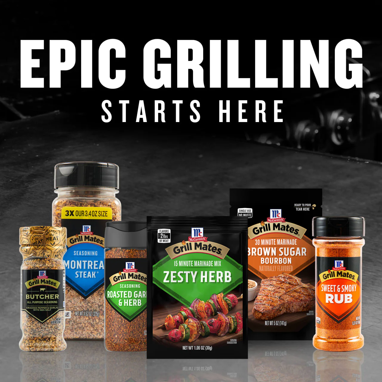 McCormick® Grill Mates® Zesty Herb Marinade Seasoning Mix, 1.06 oz (6-Pack) - Image 17
