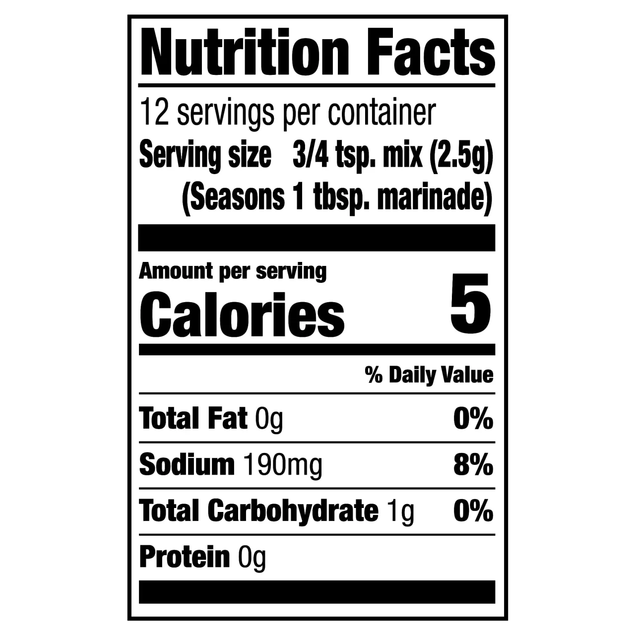 McCormick® Grill Mates® Zesty Herb Marinade Seasoning Mix, 1.06 oz (6-Pack) - Image 9