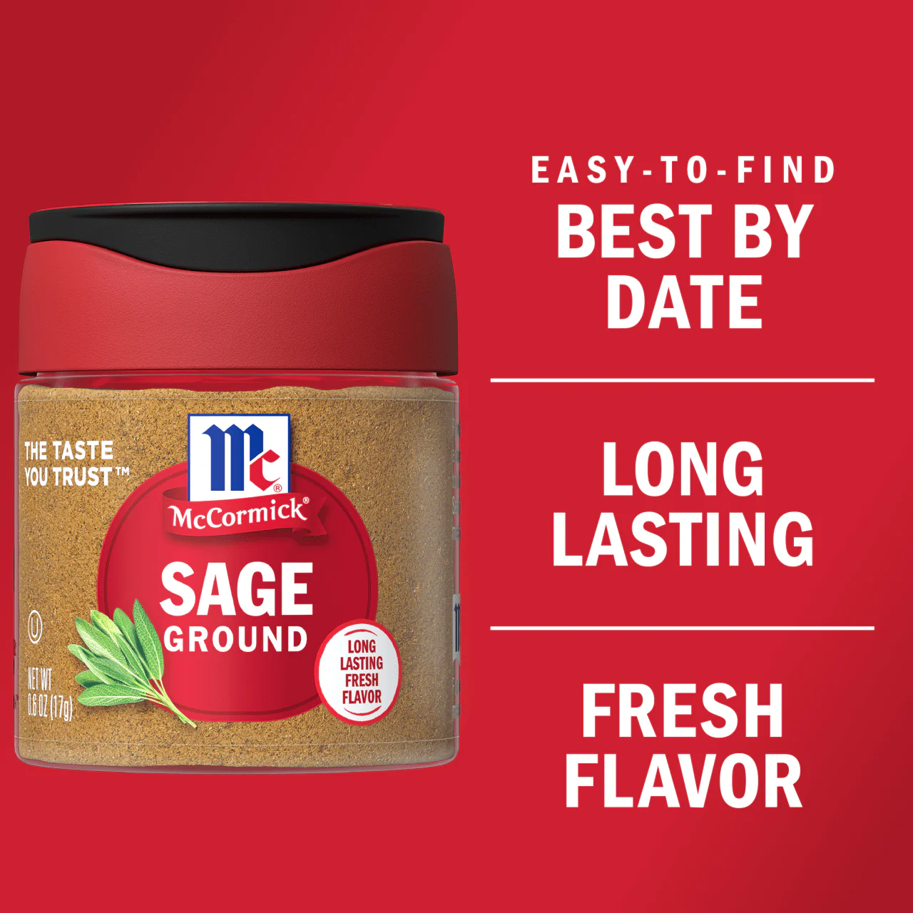 McCormick® Ground Sage, 0.6 oz - Image 7