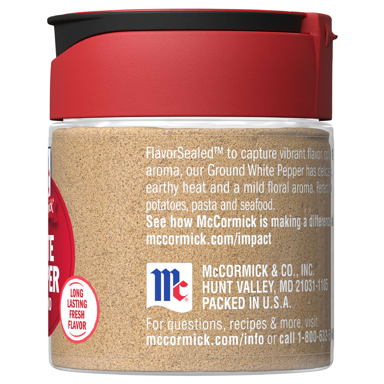 McCormick® Ground White Pepper, 1 oz - Image 17
