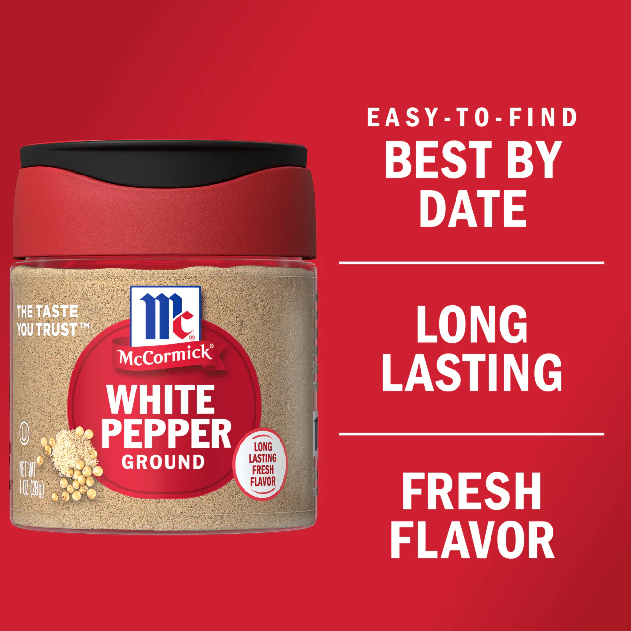McCormick® Ground White Pepper, 1 oz - Image 3