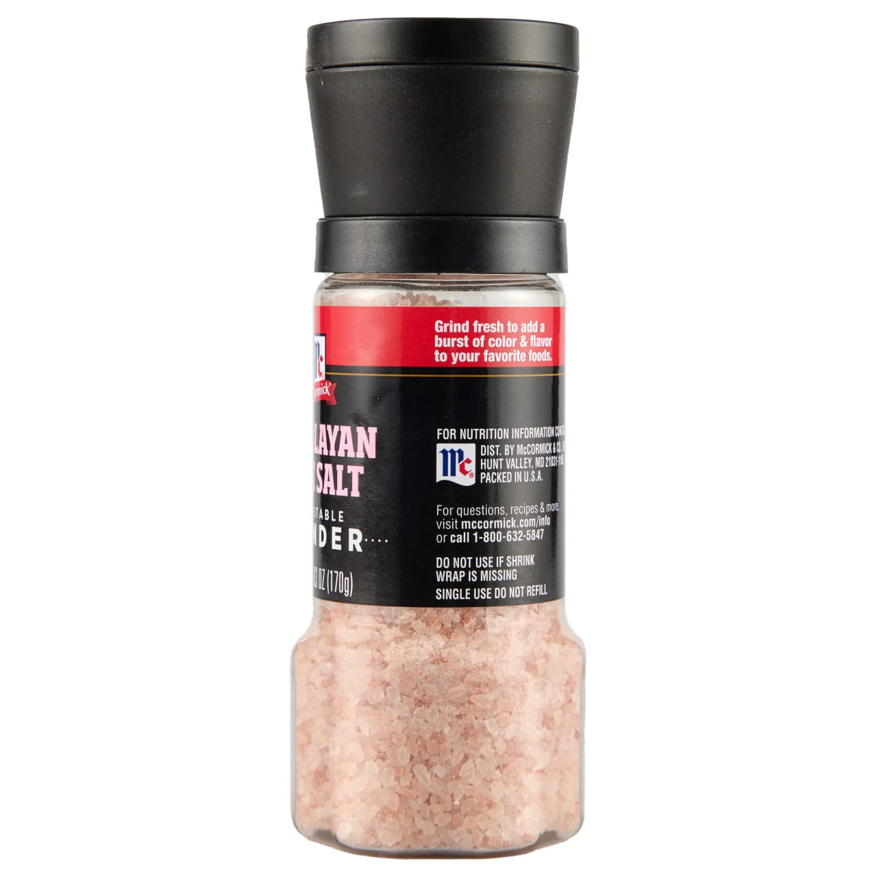 McCormick® Himalayan Pink Salt Grinder, 6.03 oz - Image 9