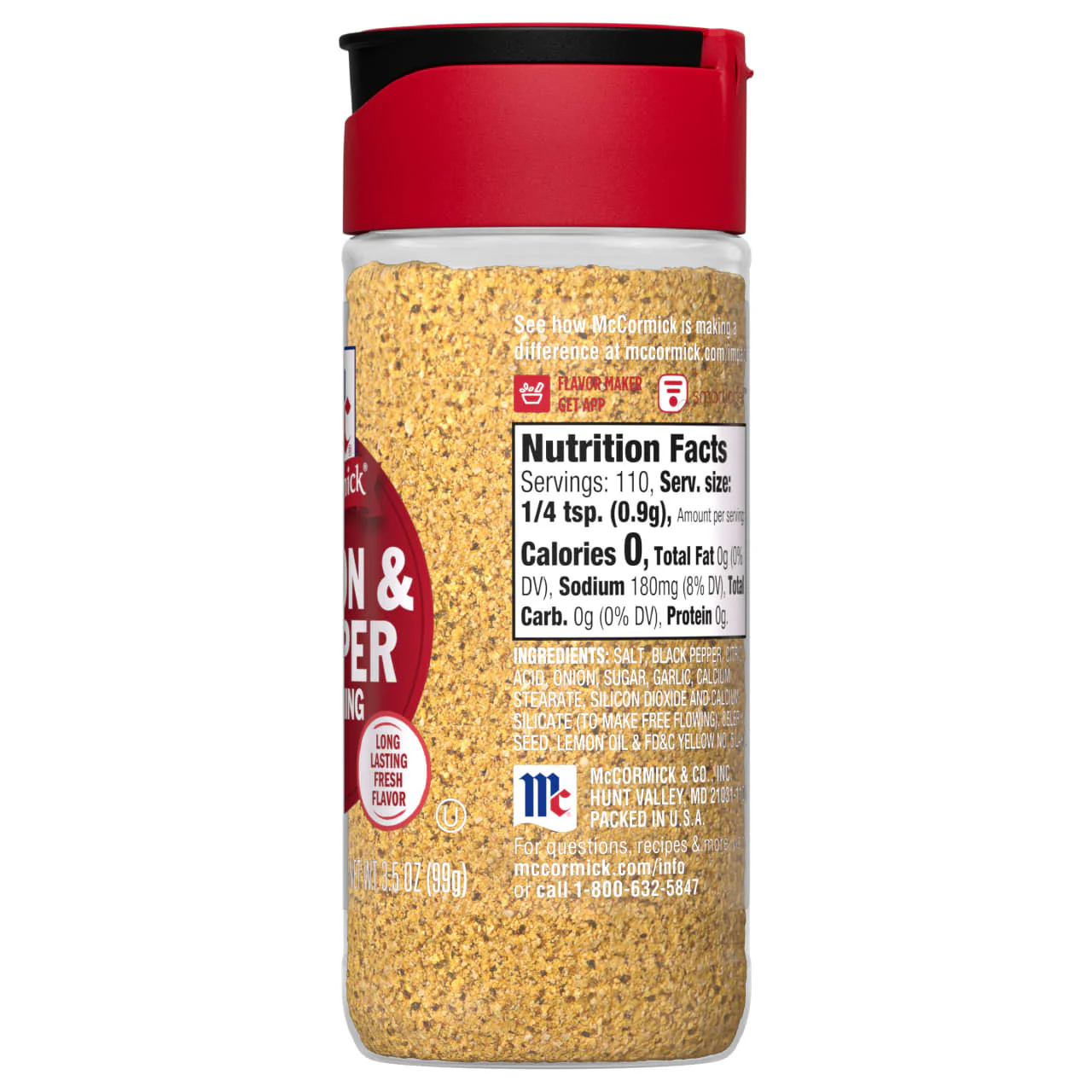 McCormick® Lemon & Pepper Seasoning, 3.5 oz - Image 16