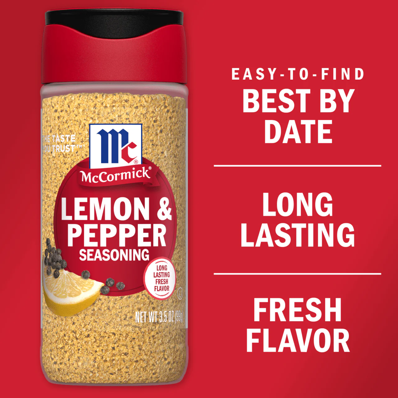 McCormick® Lemon & Pepper Seasoning, 3.5 oz - Image 5