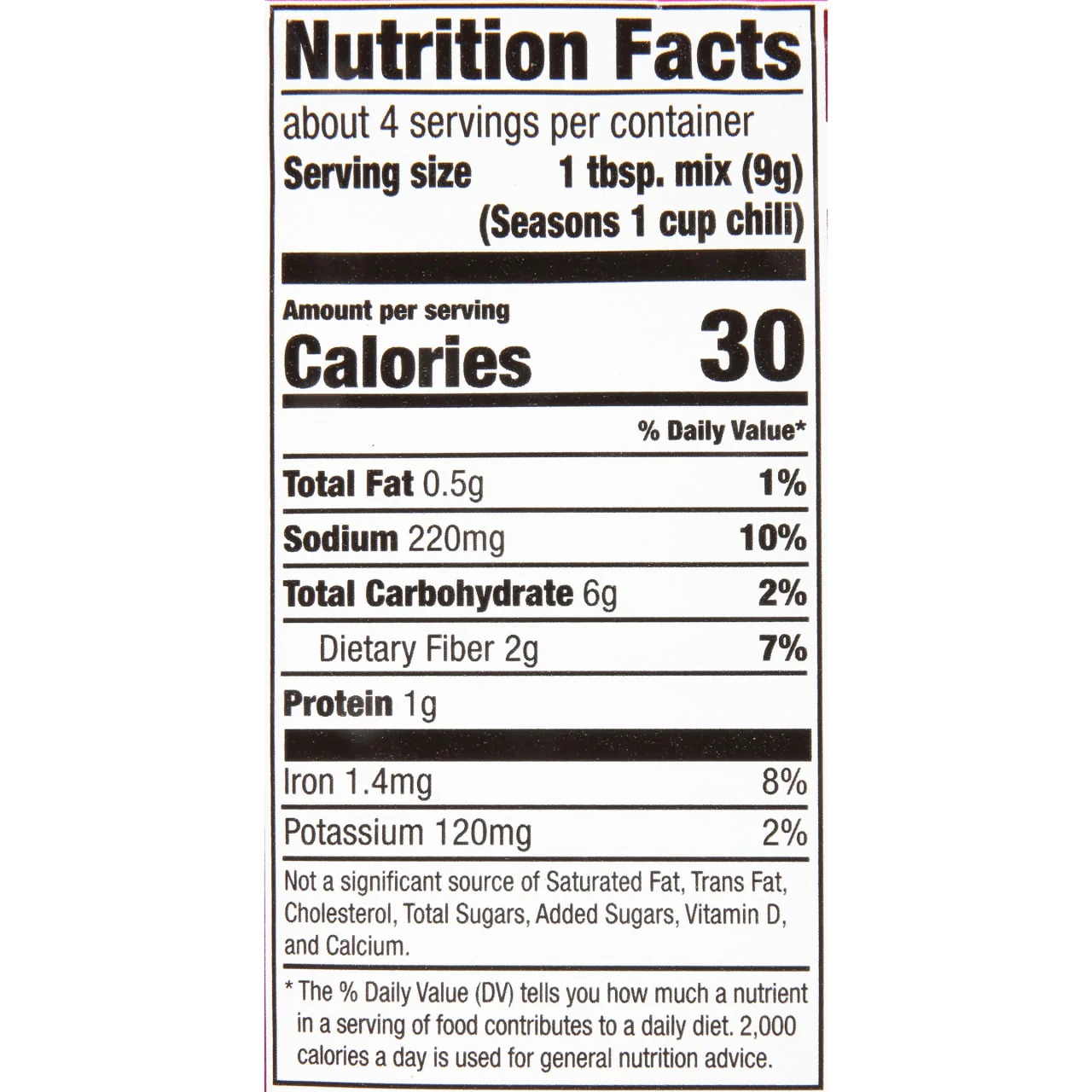 McCormick® Less Sodium Chili Seasoning Mix, 1.25 oz - Image 17
