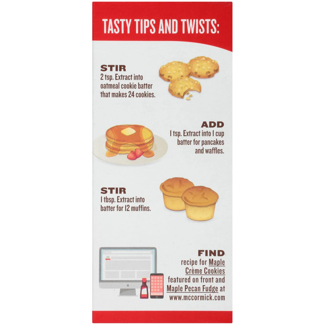 McCormick® Maple Extract, 2 fl oz - Image 9