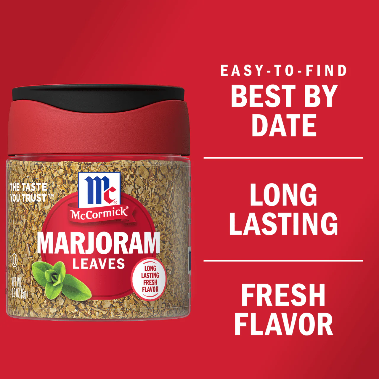 McCormick® Marjoram Leaves, 0.2 oz - Image 5
